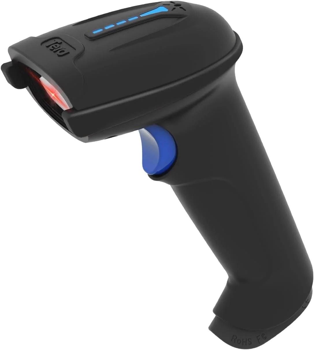 اسکنر بارکد CCD Tera Pro سیمی USB، بارکد خوان خطی 1D، اسکن فوق العاده سریع و دقیق برای بارکد صفحه نمایش دیجیتال لپ تاپ و تلفن هوشمند