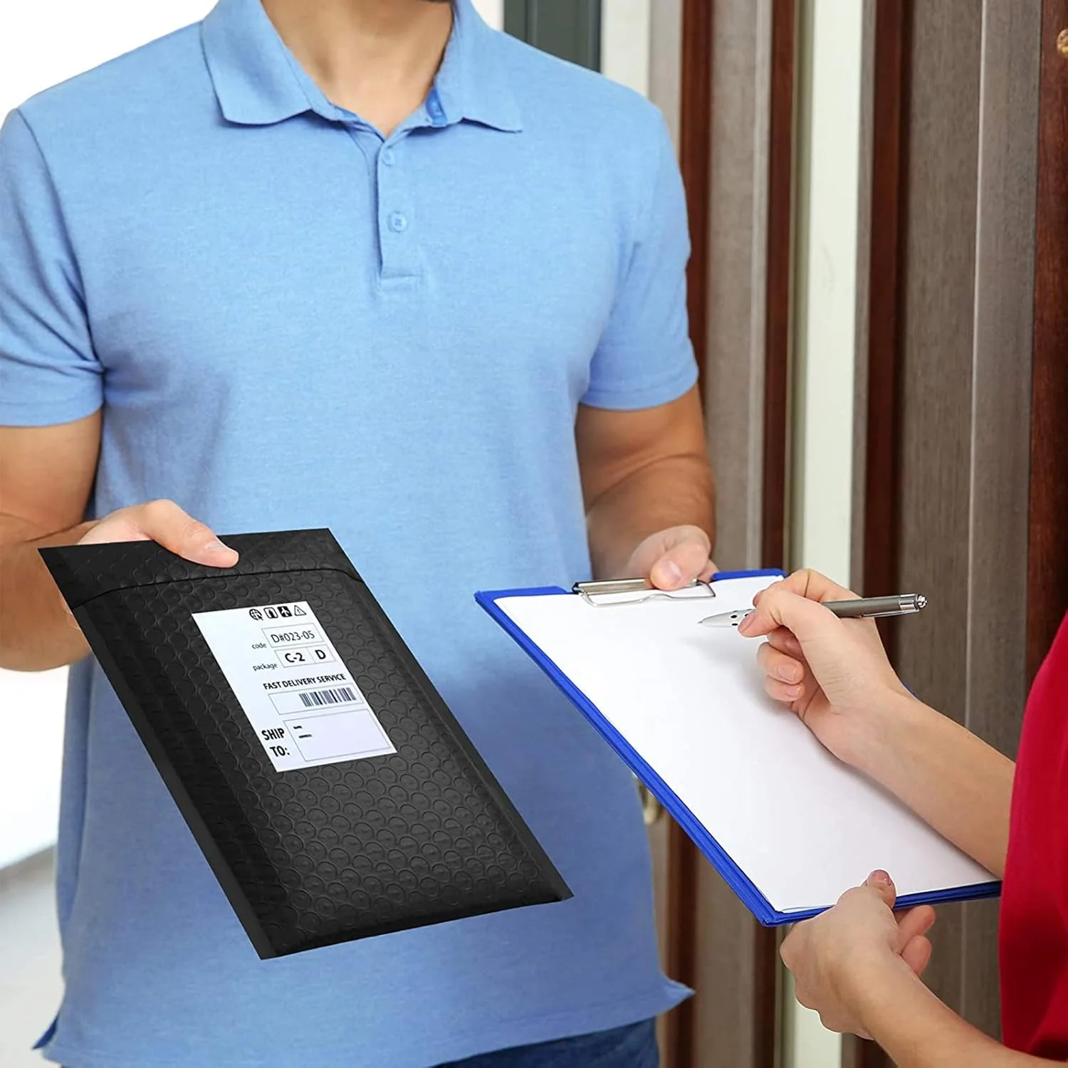 کیسه های حبابدار IS MUHE، بسته 50 عددی برای اسباب کشی، حمل و نقل، ارسال پستی، نگهداری، کیسه های بسته بندی حبابدار 15 * 20+4 (مشکی) کیسه های حبابدار IS MUHE، بسته 50 عددی برای اسباب کشی، حمل و نقل، ارسال پستی، نگهداری، کیسه های بسته بندی حبابدار 15 * 20+4 (مشکی)