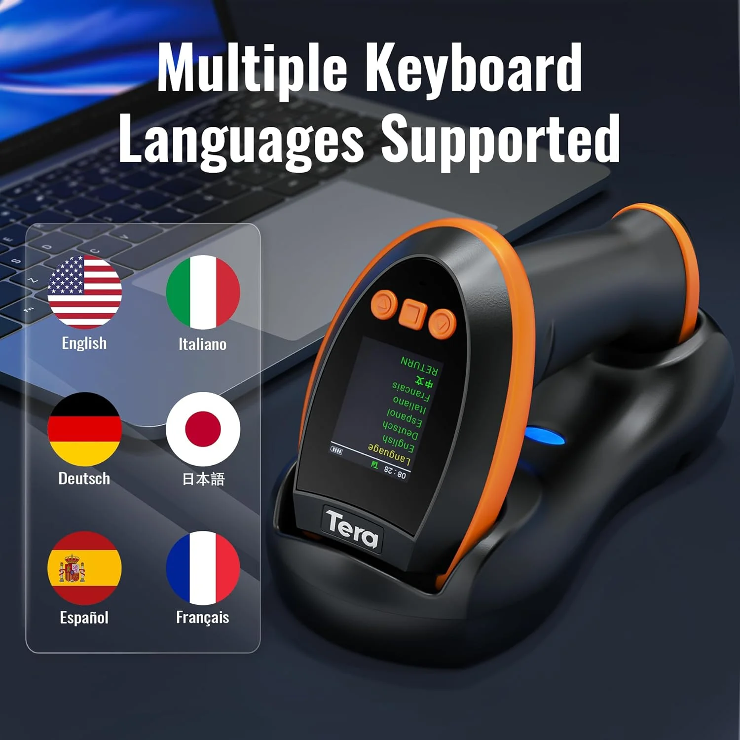 بارکد خوان سیمی USB Tera با برد بلند مدل 3106-GY بارکد خوان سیمی USB Tera با برد بلند مدل 3106-GY