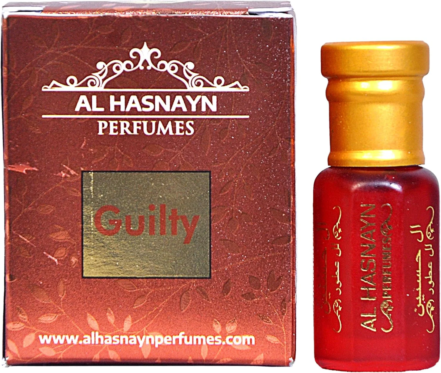 عطر رولی униsex GUILTY از شرکت الحسنین، روغن ضروری (نسخه CLASSIC) 6 میلی لیتر، بدون الکل، عطرهای شیرین طبیعی، رایحه | ماندگاری طولانی | هدیه برای مردان و زنان | (GUILTY)