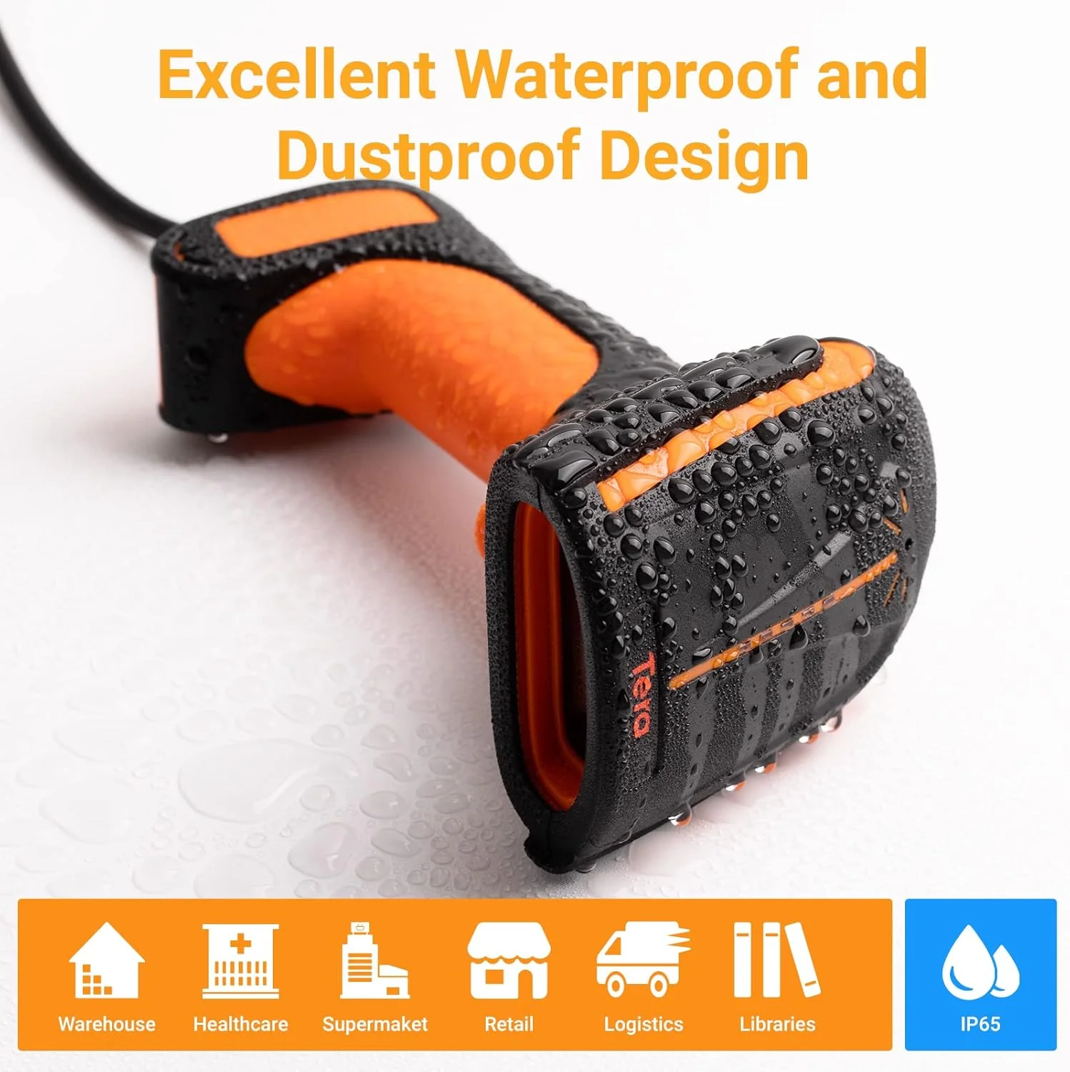 اسکنر بارکد Tera Pro Extreme Performance صنعتی درجه یک 1D 2D QR سیمی با پایه، مقاوم در برابر ضربه، ضد گرد و غبار، هندزفری، Plug and Play برای انبار، کتابخانه خانگی، ویندوز، مک مدل 8100Y اسکنر بارکد Tera Pro Extreme Performance صنعتی درجه یک 1D 2D QR سیمی با پایه، مقاوم در برابر ضربه، ضد گرد و غبار، هندزفری، Plug and Play برای انبار، کتابخانه خانگی، ویندوز، مک مدل 8100Y