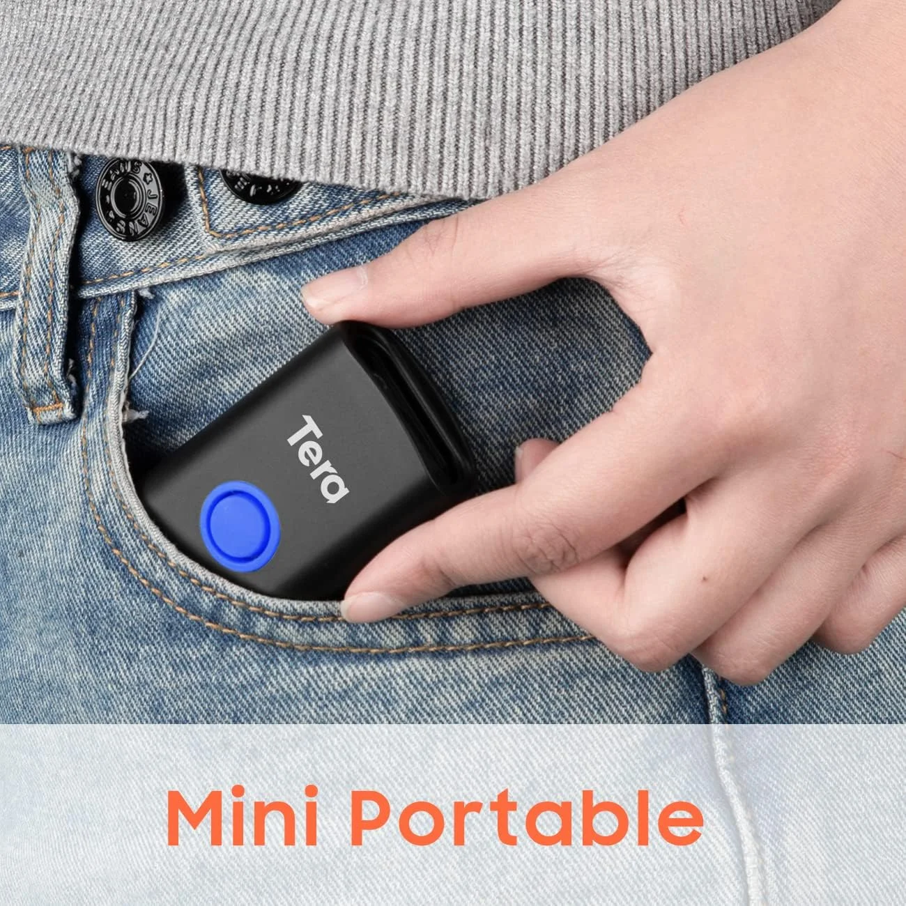 اسکنر بارکد بی سیم کوچک Tera سازگار با بلوتوث، اسکنر بارکد خوان QR 2D 1D دیجیتال چاپی قابل حمل برای رایانه شخصی، لپ تاپ، تلفن هوشمند و تبلت با عملکرد هشدار لرزشی مدل 1100 اسکنر بارکد بی سیم کوچک Tera سازگار با بلوتوث، اسکنر بارکد خوان QR 2D 1D دیجیتال چاپی قابل حمل برای رایانه شخصی، لپ تاپ، تلفن هوشمند و تبلت با عملکرد هشدار لرزشی مدل 1100