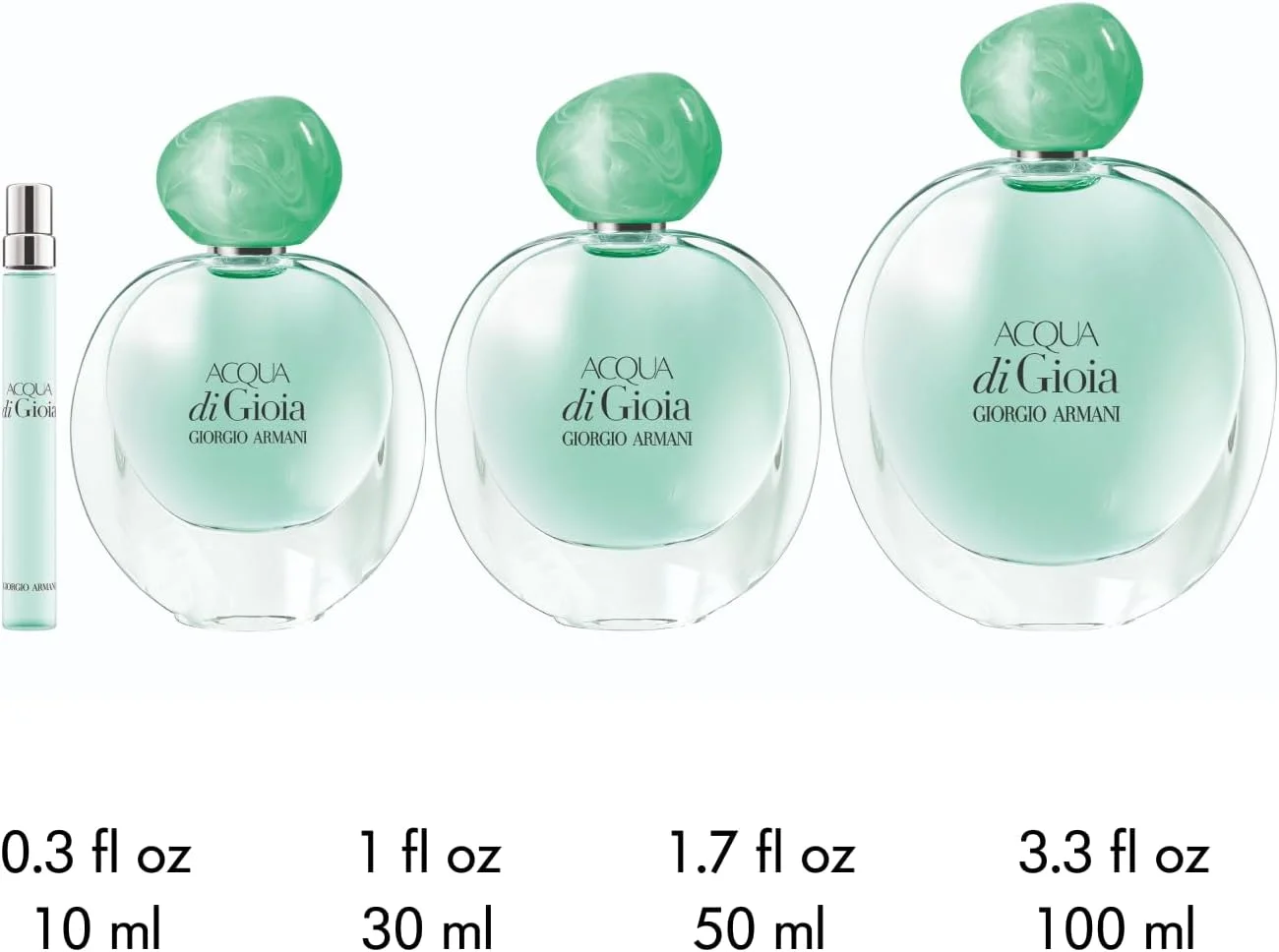 آرمانی بیوتی – Acqua di Gioia – ادو پرفیوم – رایحه گلی میوه ای برای زنان – لیمو پریموفیوره، یاس آبی، نت های چوب سدر - 0.3 Fl Oz آرمانی بیوتی – Acqua di Gioia – ادو پرفیوم – رایحه گلی میوه ای برای زنان – لیمو پریموفیوره، یاس آبی، نت های چوب سدر - 0.3 Fl Oz