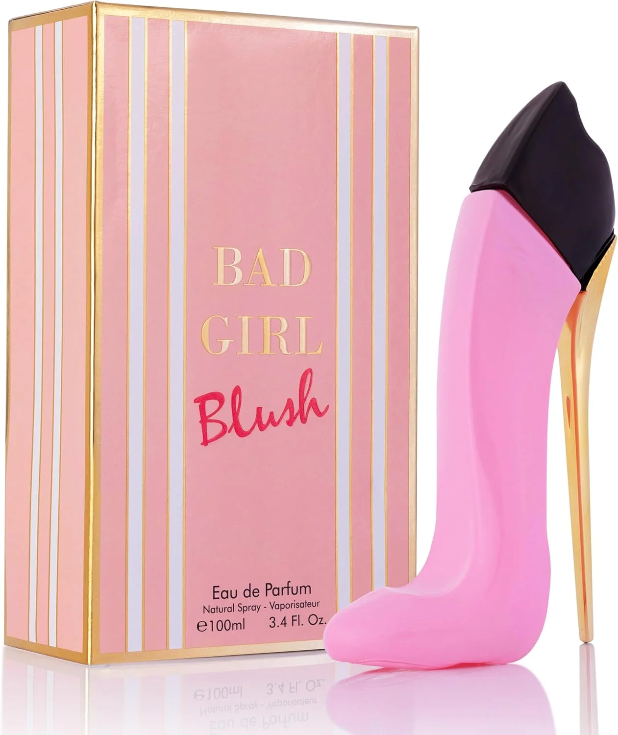 عطر زنانه Bad Girl Blush ادو پرفیوم 100 میلی لیتر - رایحه اولیه ترنج مرکباتی شیرین با رایحه های ملایم و شیرین بادام - رایحه پایه گل صد تومانی تازه و گلدار و ترکیبی گرم از وانیل - بطری شیک 100 میلی لیتری