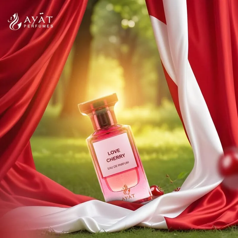 ادو پرفیوم لاو چری آیات پرفیومز – سری Fancy | عطر 80 میلی لیتری унисекс – رایحه ماندگار گلی، میوه ای و شیرین – الهام گرفته از لوکس دبی – ایده آل برای مردان و زنان