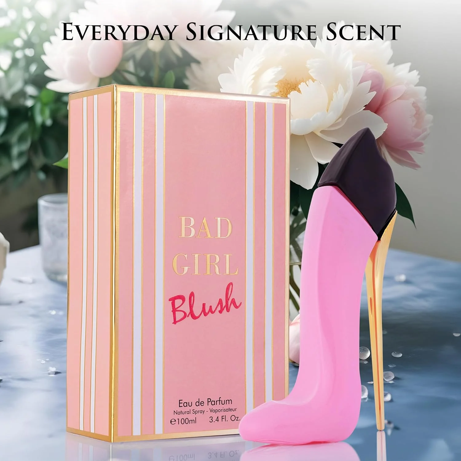 عطر زنانه Bad Girl Blush ادو پرفیوم 100 میلی لیتر - رایحه اولیه ترنج مرکباتی شیرین با رایحه های ملایم و شیرین بادام - رایحه پایه گل صد تومانی تازه و گلدار و ترکیبی گرم از وانیل - بطری شیک 100 میلی لیتری عطر زنانه Bad Girl Blush ادو پرفیوم 100 میلی لیتر - رایحه اولیه ترنج مرکباتی شیرین با رایحه های ملایم و شیرین بادام - رایحه پایه گل صد تومانی تازه و گلدار و ترکیبی گرم از وانیل - بطری شیک 100 میلی لیتری
