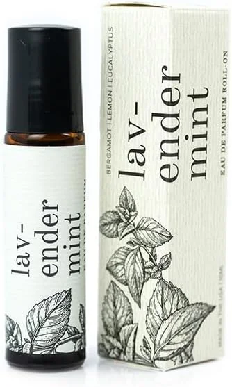 عطر رولی بروکن تاپ | عطر روغن ضروری | حاوی MCT، جوجوبا و روغن ضروری ادو پرفیوم | طبیعی، وگان | اسطوخودوس نعناع، 10 میلی لیتر