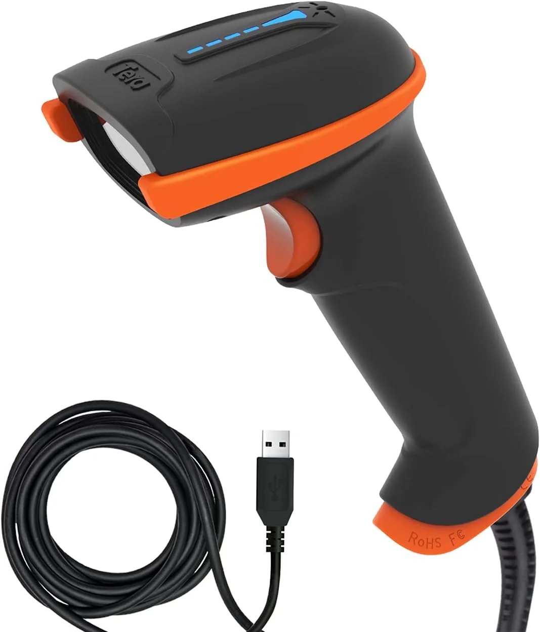 اسکنر بارکد USB Tera، اسکنر بارکد دستی سیمی، اسکن خودکار بارکد 1 بعدی، سرعت اسکن 300 بارکد در ثانیه، اتصال آسان و سریع با پایه نگهدارنده