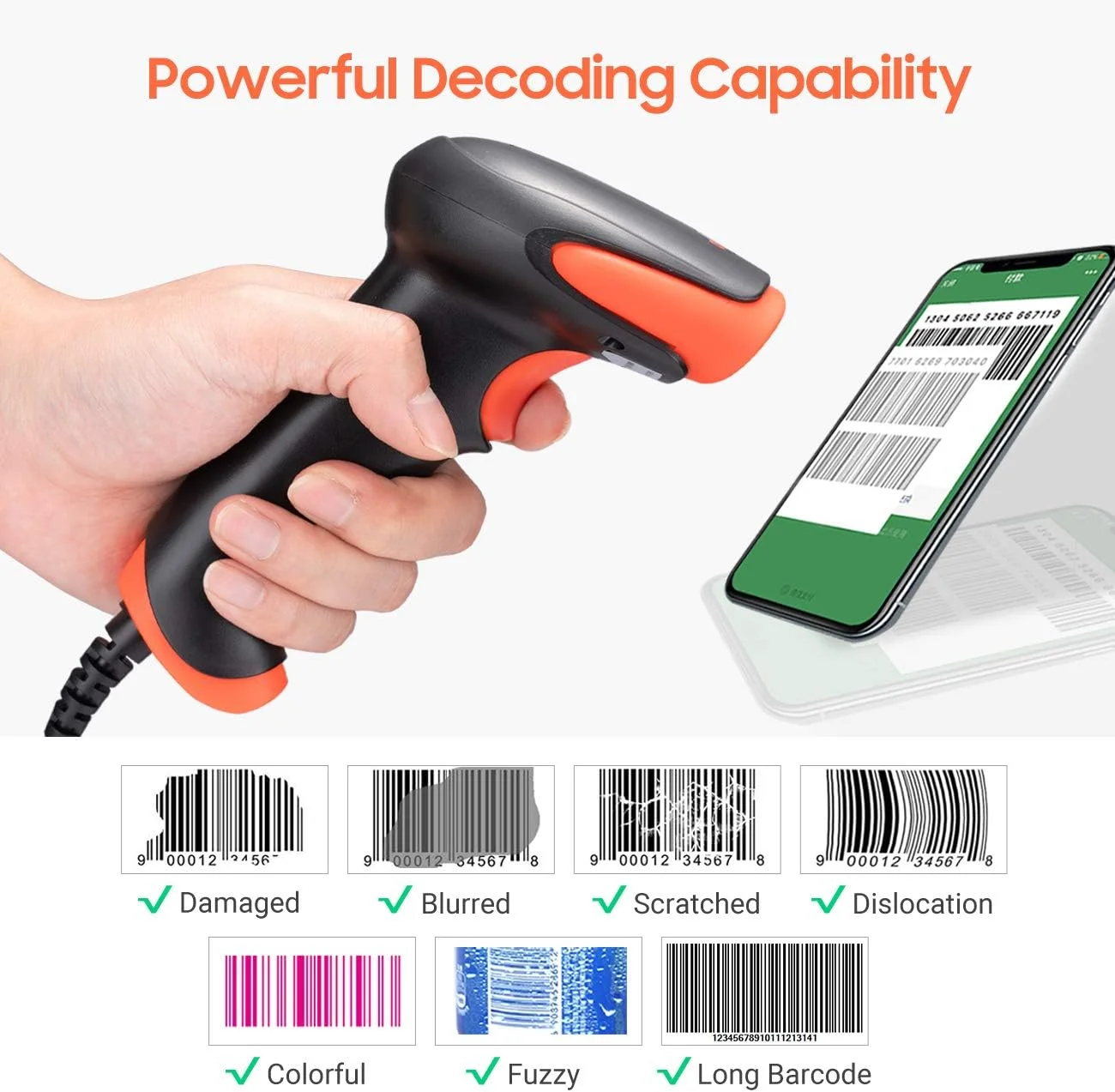 اسکنر بارکد CCD Tera سیمی USB دستی بارکد خوان 1D خطی اسکنر بارکد اسکن سریع و دقیق برای صفحه نمایش تبلت های دیجیتال لپ تاپ گوشی هوشمند بارکد پلاگین و پخش … اسکنر بارکد CCD Tera سیمی USB دستی بارکد خوان 1D خطی اسکنر بارکد اسکن سریع و دقیق برای صفحه نمایش تبلت های دیجیتال لپ تاپ گوشی هوشمند بارکد پلاگین و پخش …