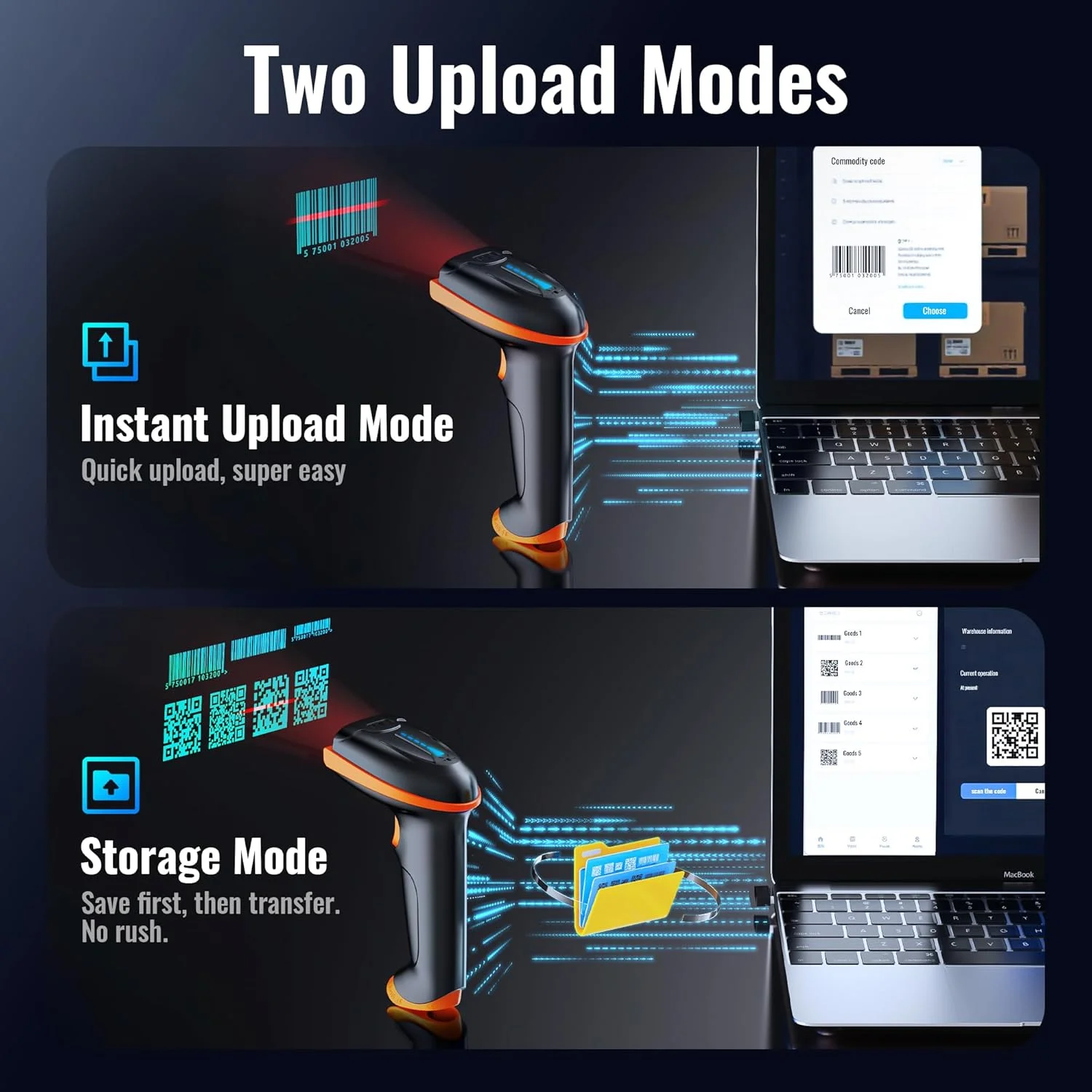 اسکنر بارکد بی سیم دو بعدی Tera، 2 در 1، بی سیم 2.4 گیگاهرتز و USB 2.0 سیمی، اسکنر بارکد QR دو بعدی، بارکد خوان تصویر CMOS بی سیم برای پرداخت موبایلی، صفحه نمایش کامپیوتر، بارکد خوان دو بعدی با پایه اسکنر بارکد بی سیم دو بعدی Tera، 2 در 1، بی سیم 2.4 گیگاهرتز و USB 2.0 سیمی، اسکنر بارکد QR دو بعدی، بارکد خوان تصویر CMOS بی سیم برای پرداخت موبایلی، صفحه نمایش کامپیوتر، بارکد خوان دو بعدی با پایه