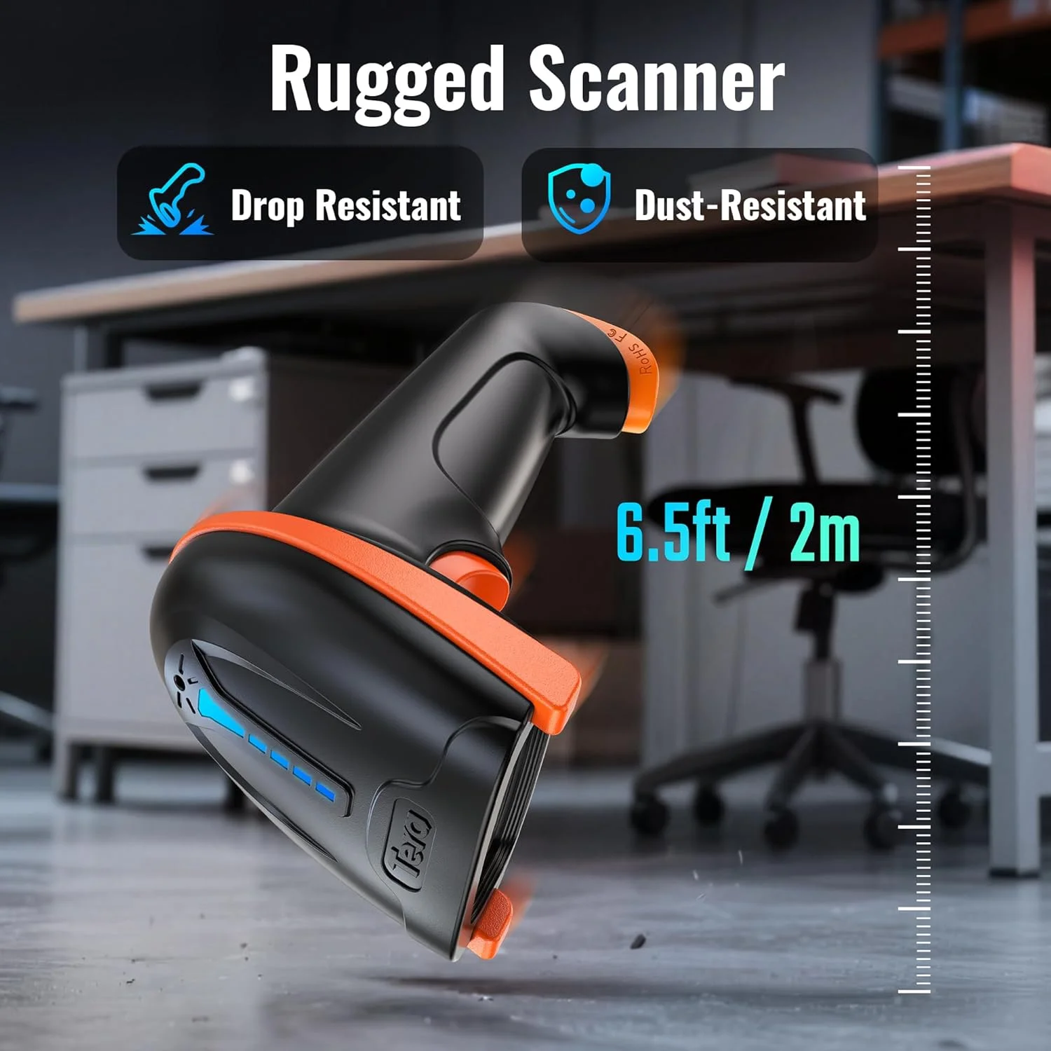 اسکنر بارکد بی سیم دو بعدی Tera، 2 در 1، بی سیم 2.4 گیگاهرتز و USB 2.0 سیمی، اسکنر بارکد QR دو بعدی، بارکد خوان تصویر CMOS بی سیم برای پرداخت موبایلی، صفحه نمایش کامپیوتر، بارکد خوان دو بعدی با پایه اسکنر بارکد بی سیم دو بعدی Tera، 2 در 1، بی سیم 2.4 گیگاهرتز و USB 2.0 سیمی، اسکنر بارکد QR دو بعدی، بارکد خوان تصویر CMOS بی سیم برای پرداخت موبایلی، صفحه نمایش کامپیوتر، بارکد خوان دو بعدی با پایه