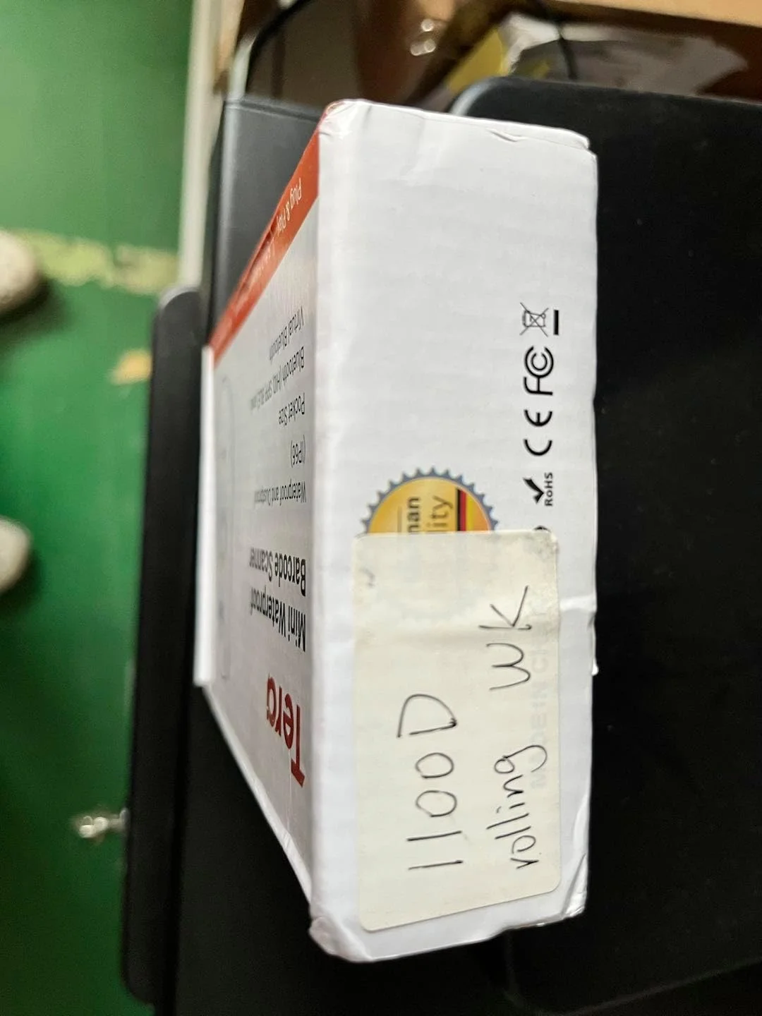 بارکد خوان بلوتوثی دو بعدی QR Tera، مینی، قابل حمل، بی سیم، بارکد خوان 3 در 1 (بی سیم 2.4G و سیمی USB و بلوتوث) برای بارکدهای دیجیتال صفحه نمایش، سازگار با MAC OS، IOS، PC، تلفن بارکد خوان بلوتوثی دو بعدی QR Tera، مینی، قابل حمل، بی سیم، بارکد خوان 3 در 1 (بی سیم 2.4G و سیمی USB و بلوتوث) برای بارکدهای دیجیتال صفحه نمایش، سازگار با MAC OS، IOS، PC، تلفن