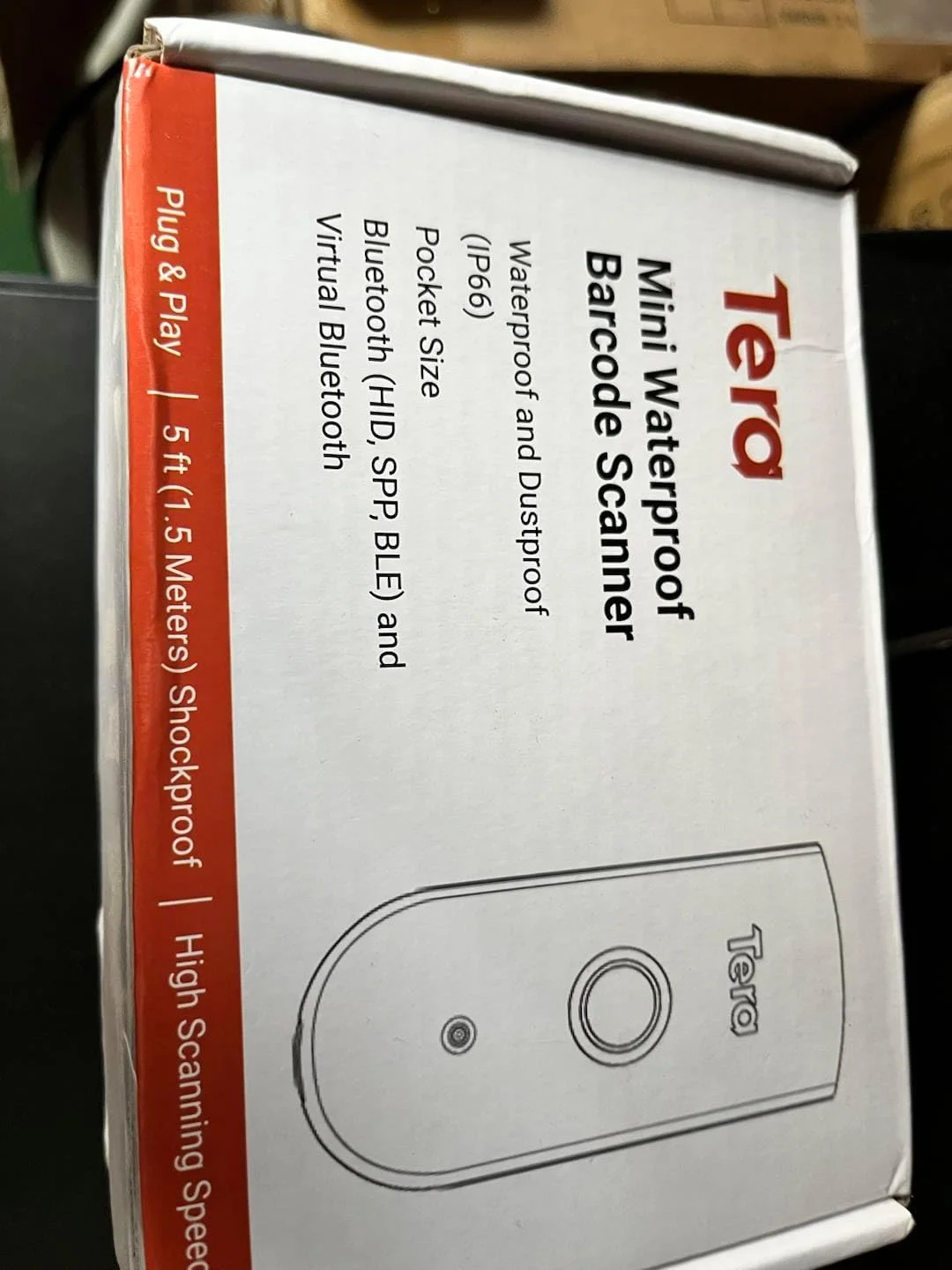 اسکنر بارکد بی سیم Tera Pro، اسکنر 2D مینی جیبی ضد آب و ضد ضربه، بارکد خوان 3 در 1 بلوتوث و USB سیمی و 2.4G اسکنر تصویر QR قابل حمل 2D سازگار با iOS، ویندوز، اندروید 1100D اسکنر بارکد بی سیم Tera Pro، اسکنر 2D مینی جیبی ضد آب و ضد ضربه، بارکد خوان 3 در 1 بلوتوث و USB سیمی و 2.4G اسکنر تصویر QR قابل حمل 2D سازگار با iOS، ویندوز، اندروید 1100D