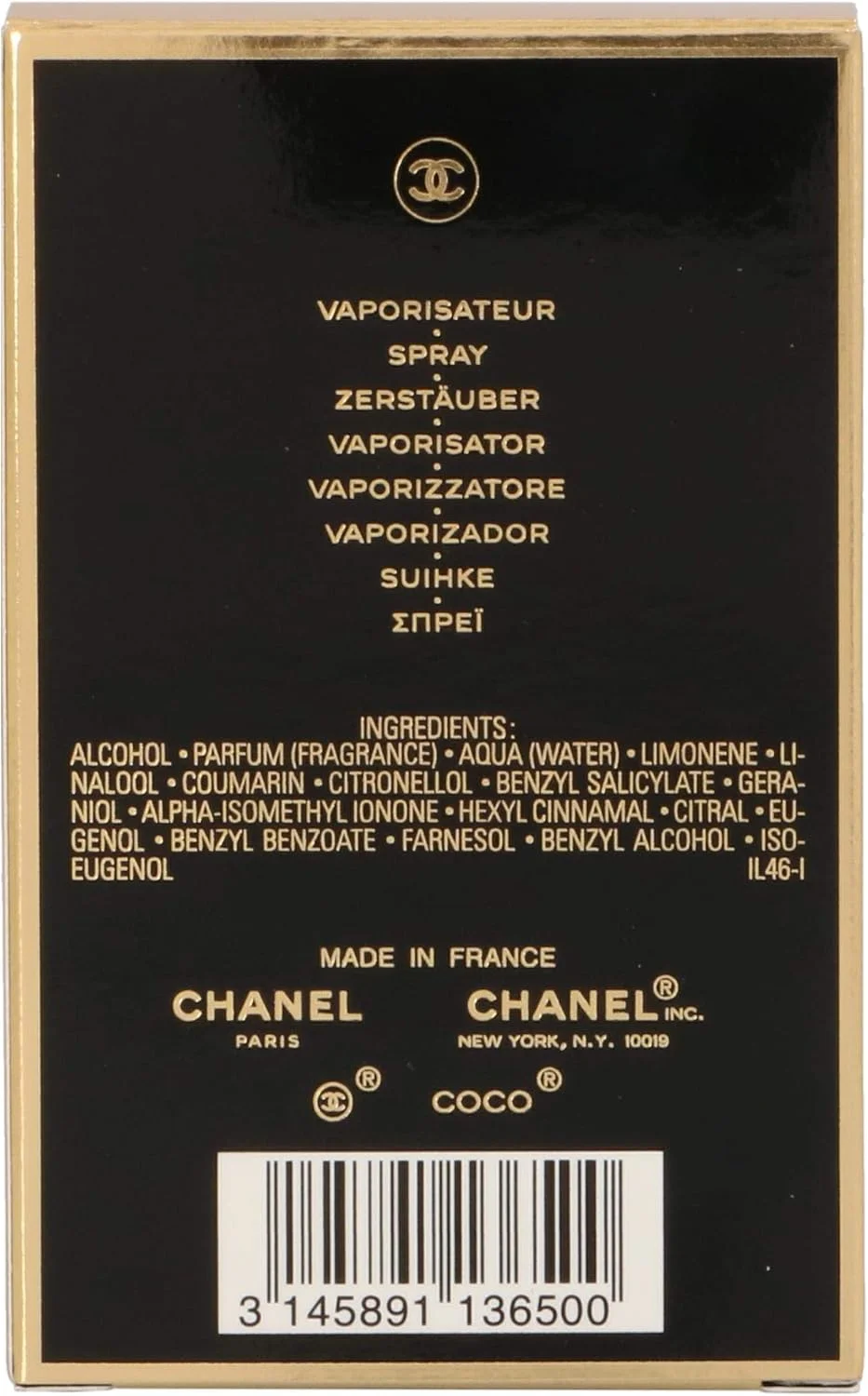 ادکلن زنانه کوکو نویر شنل Chanel Coco Noir - ادو پرفیوم، 50 میلی لیتر