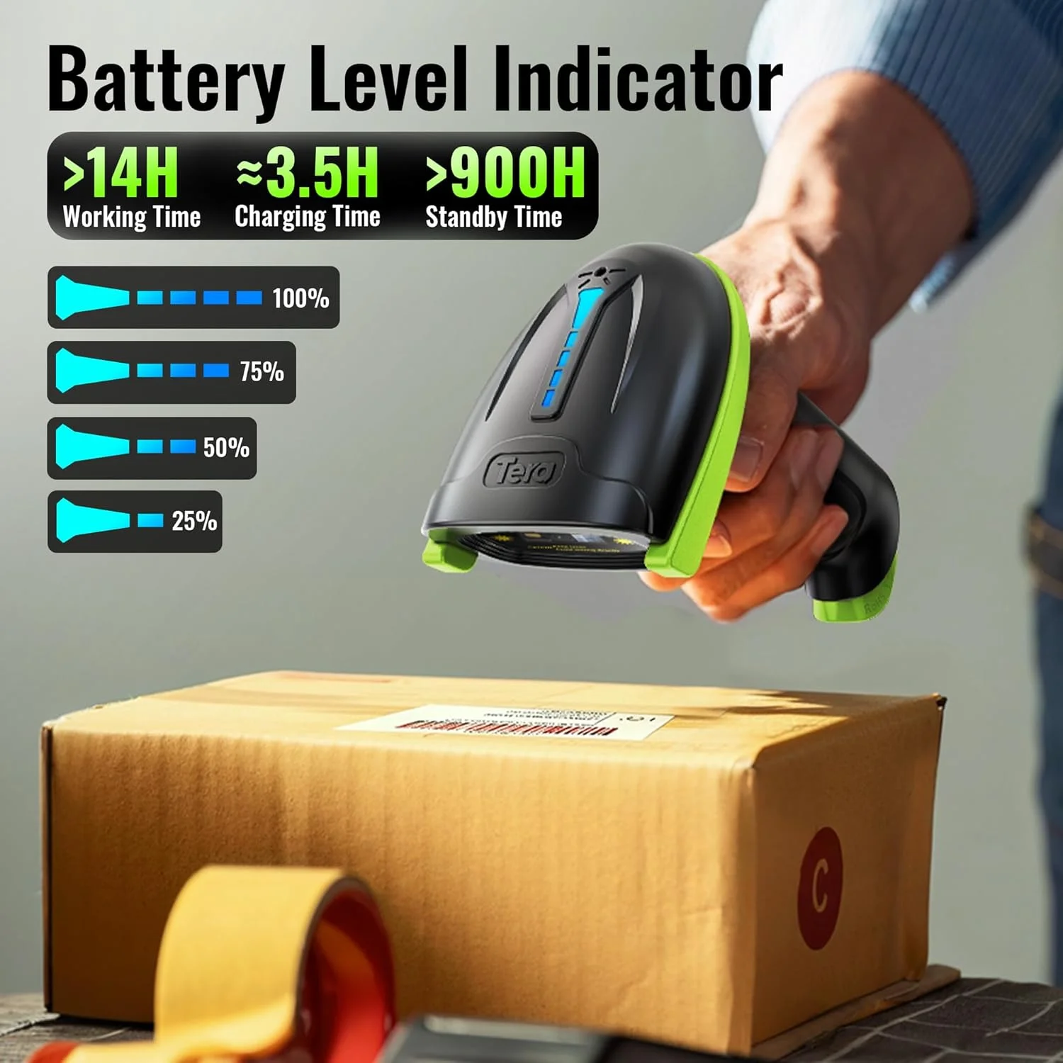 اسکنر بارکد Tera بی سیم همه کاره 2 در 1 بی سیم 2.4 گیگاهرتز و USB 2.0 سیمی اسکنر بارکد Tera بی سیم همه کاره 2 در 1 بی سیم 2.4 گیگاهرتز و USB 2.0 سیمی