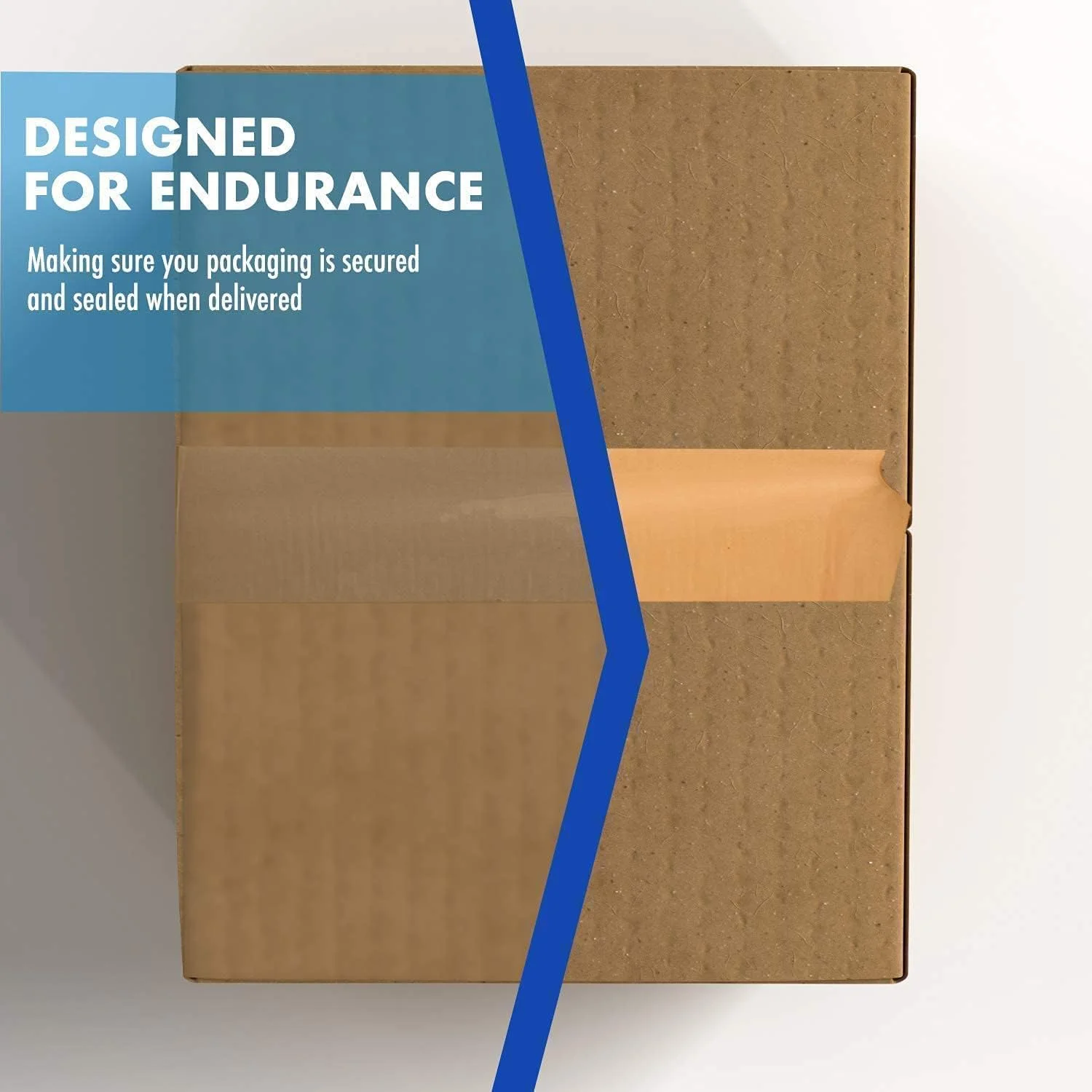 نوار بسته بندی قهوه ای MARKQ | 2 اینچ × 50 یارد نوار بسته بندی قوی و سنگین برای جعبه های بسته بندی، جعبه های اسباب کشی، کیسه های پستی بزرگ، استفاده اداری [6 رول]