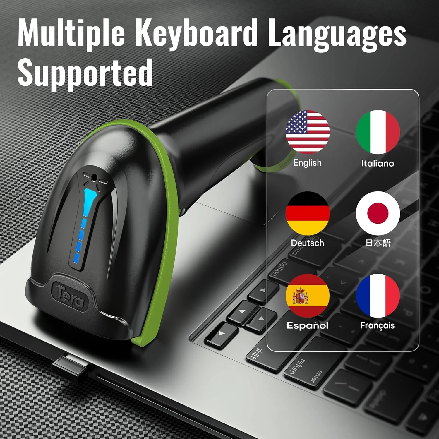 اسکنر بارکد Tera بی سیم همه کاره 2 در 1 بی سیم 2.4 گیگاهرتز و USB 2.0 سیمی اسکنر بارکد Tera بی سیم همه کاره 2 در 1 بی سیم 2.4 گیگاهرتز و USB 2.0 سیمی