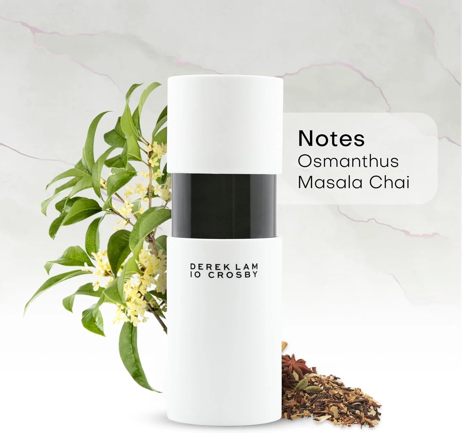 درک لام 10 کراسبی - بلک اوت - 100 میل ادو پرفیوم - عطر زنانه - رایحه چوبی و گلی - اسپری عطر با آکوردهای شیرین اسمانتوس و چای ماسالا