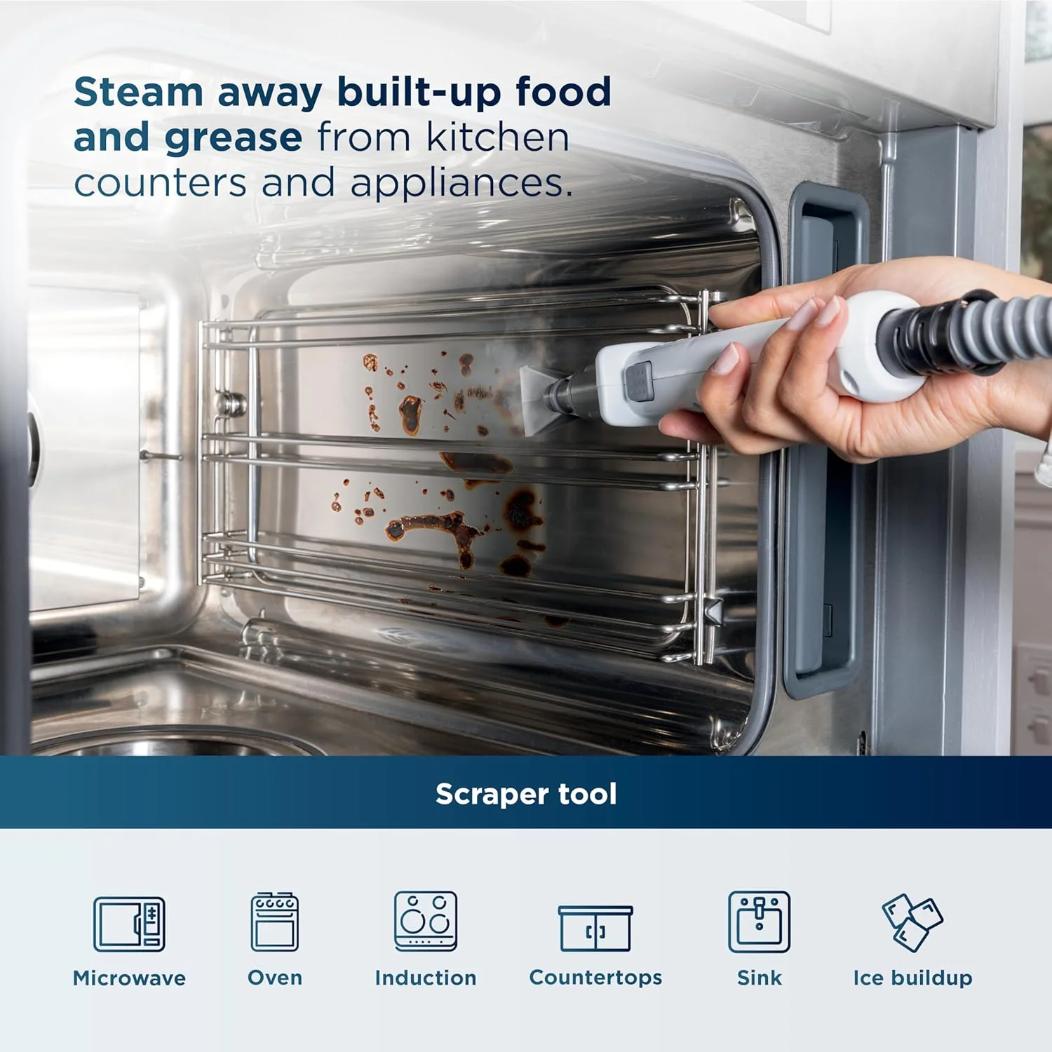 بخارشوی 5 در 1 Shark Lift-Away با بخارشوی دستی جداشدنی، برای تمیز کردن کل خانه شامل کفهای سخت و مهر و موم شده، آشپزخانهها، حمامها، اثاثیه یا لوازم داخلی، خودروها، دوغاب و موارد دیگر، بلوبری، S3972BRN بخارشوی 5 در 1 Shark Lift-Away با بخارشوی دستی جداشدنی، برای تمیز کردن کل خانه شامل کفهای سخت و مهر و موم شده، آشپزخانهها، حمامها، اثاثیه یا لوازم داخلی، خودروها، دوغاب و موارد دیگر، بلوبری، S3972BRN