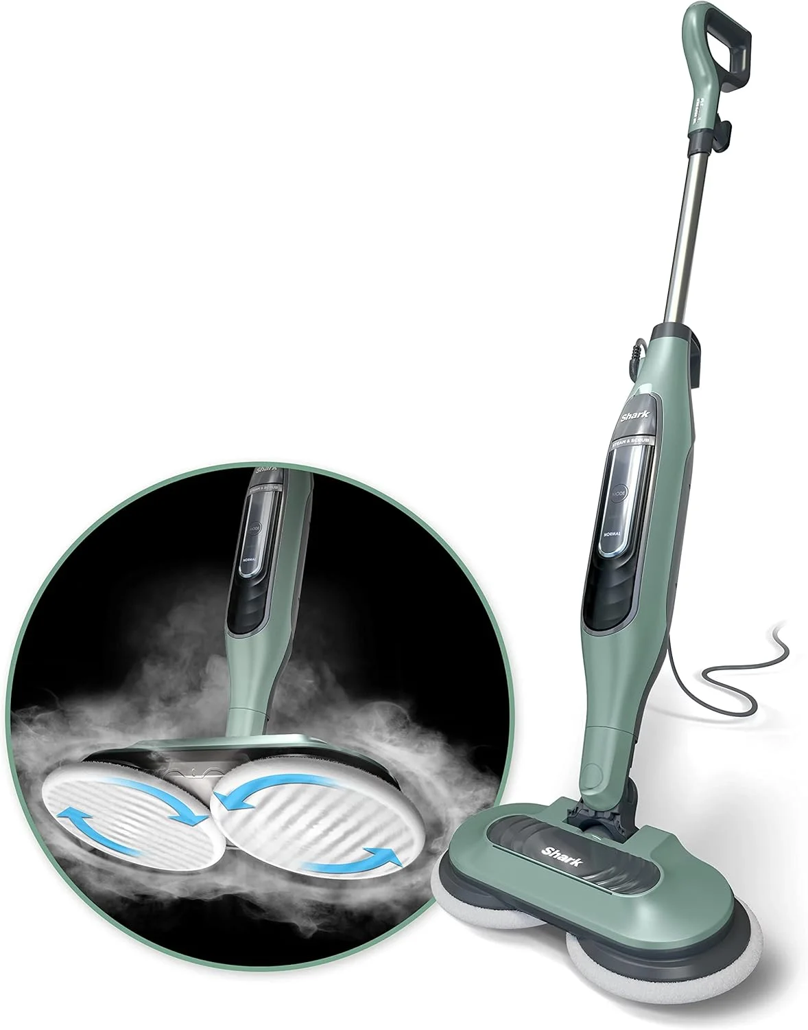 بخارشوی و اسکراب Shark S7000AMZ، تمیز کننده بخار سطوح سخت، آب خالص (بازسازی شده)