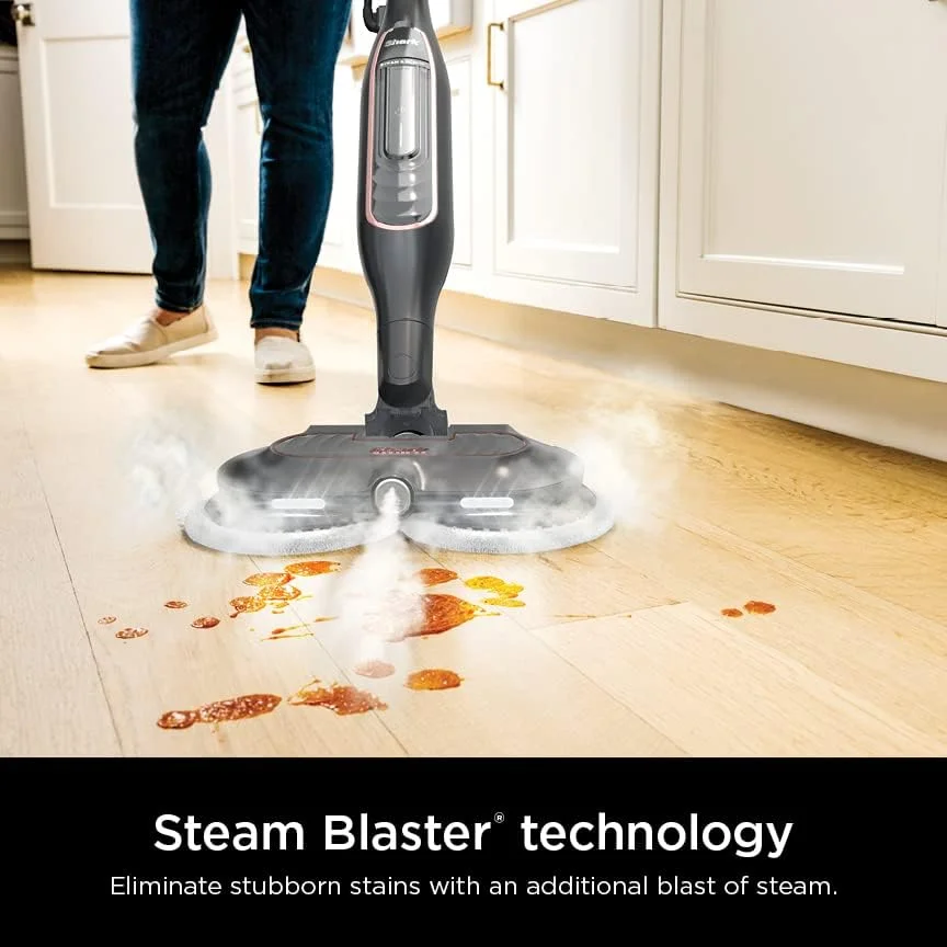 بخارشوی و اسکراب Shark S7201 با فناوری Steam Blaster، بخارشوی چند منظوره سطوح سخت با 3 حالت بخار و چراغ های LED، مشکی بخارشوی و اسکراب Shark S7201 با فناوری Steam Blaster، بخارشوی چند منظوره سطوح سخت با 3 حالت بخار و چراغ های LED، مشکی