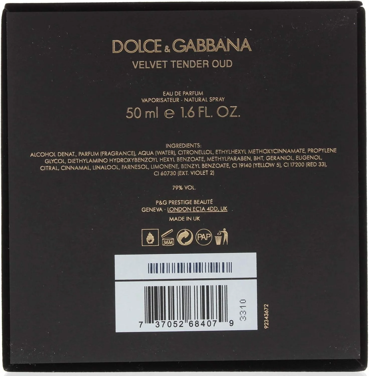 ادکلن унисекс Dolce & Gabbana Velvet Tender Oud Eau de Parfum Spray، 50 میلی لیتر ادکلن унисекс Dolce & Gabbana Velvet Tender Oud Eau de Parfum Spray، 50 میلی لیتر