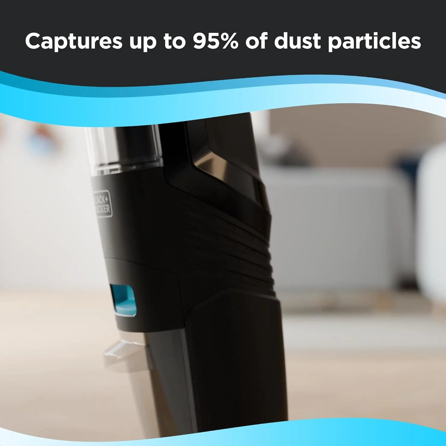 جاروبرقی و تی شوی شارژی خشک و مرطوب بلک اند دکر، مدل Vacuum Wash Duo، خود تمیز شونده، طراحی لبه تمیز کن، نمایشگر دیجیتال، جمع و جور و کم حجم، آبی - VW252BR-B5 جاروبرقی و تی شوی شارژی خشک و مرطوب بلک اند دکر، مدل Vacuum Wash Duo، خود تمیز شونده، طراحی لبه تمیز کن، نمایشگر دیجیتال، جمع و جور و کم حجم، آبی - VW252BR-B5