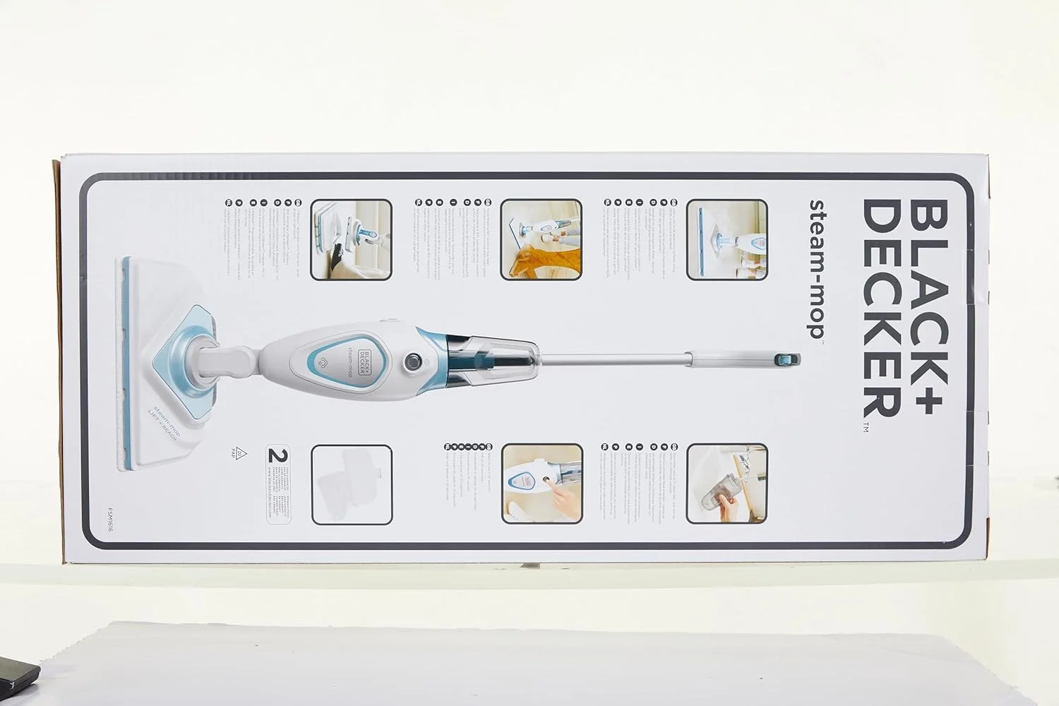 بخارشوی 1600 وات بلک اند دکر مدل FSM1616 AUTOSELECT با پایه دلتا