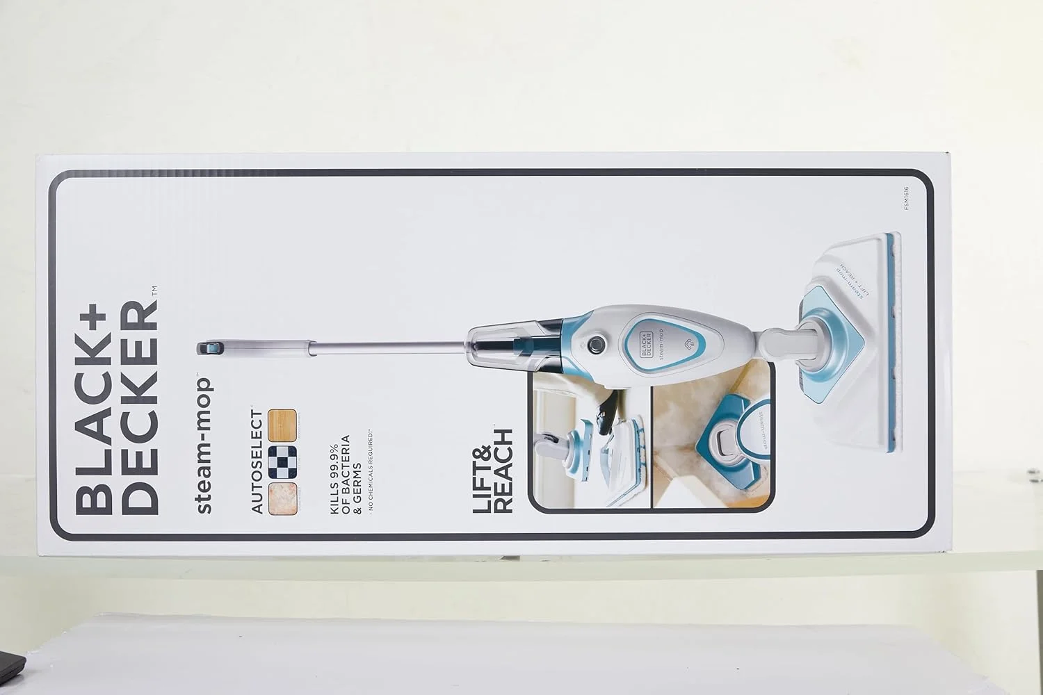 بخارشوی 1600 وات بلک اند دکر مدل FSM1616 AUTOSELECT با پایه دلتا