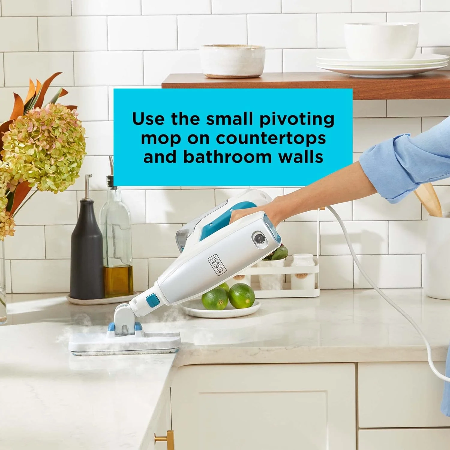 بخارشوی چند منظوره بلک اند دکر با 6 سری، سیم دار (BHSM15FX08) بخارشوی چند منظوره بلک اند دکر با 6 سری، سیم دار (BHSM15FX08)