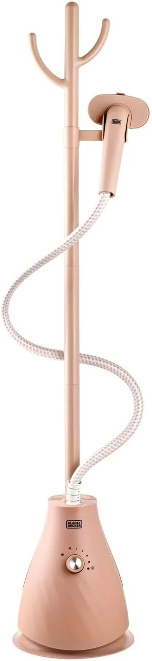 بخارگر عمودی لباس بلک اند دکر، 1740 وات، 6 سطح بخار، مخزن 1.8 لیتری برای 55 دقیقه بخاردهی مداوم، گرم شدن سریع در 50 ثانیه، تک پایه قابل تنظیم، ذخیره سازی جمع و جور - هلویی، GST1620-B5 بخارگر عمودی لباس بلک اند دکر، 1740 وات، 6 سطح بخار، مخزن 1.8 لیتری برای 55 دقیقه بخاردهی مداوم، گرم شدن سریع در 50 ثانیه، تک پایه قابل تنظیم، ذخیره سازی جمع و جور - هلویی، GST1620-B5