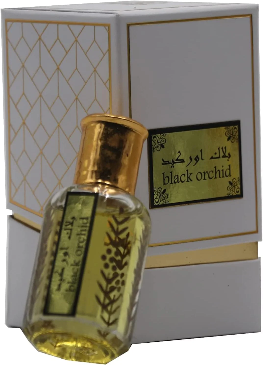 عطر بلک ارکید عبق الصحرا، عود عربی غیر الکلی برای مردان و زنان، 12 میلی لیتر، عطر روغنی ماندگار برای مردان و زنان حاوی عود و گل ارکیده با وتیور