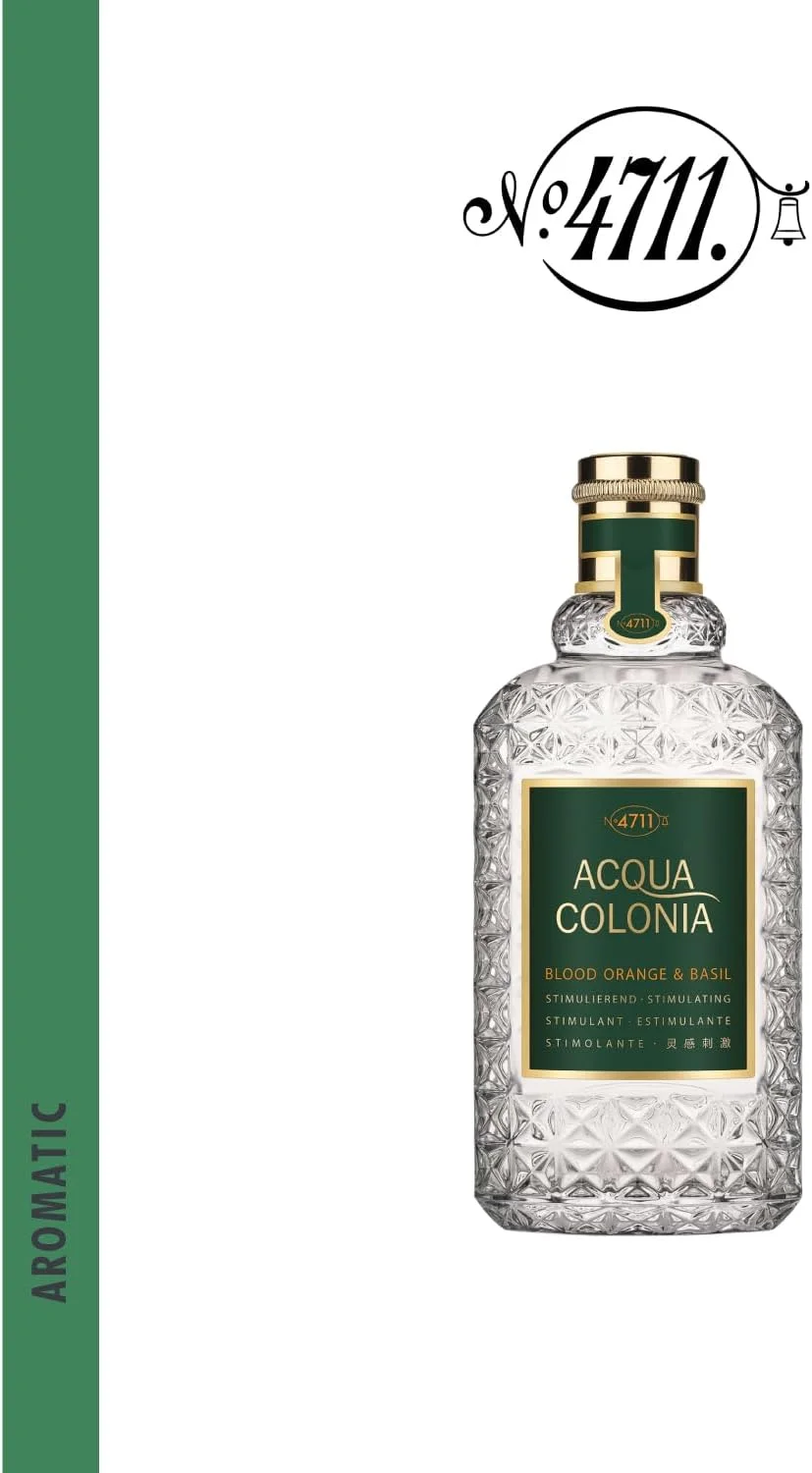 ادکلن унисекс 4711 Acqua Colonia Blood Orange & Basil by 4711 Eau De Cologne Spray 170 میلی لیتر زنانه/مردانه ادکلن унисекс 4711 Acqua Colonia Blood Orange & Basil by 4711 Eau De Cologne Spray 170 میلی لیتر زنانه/مردانه
