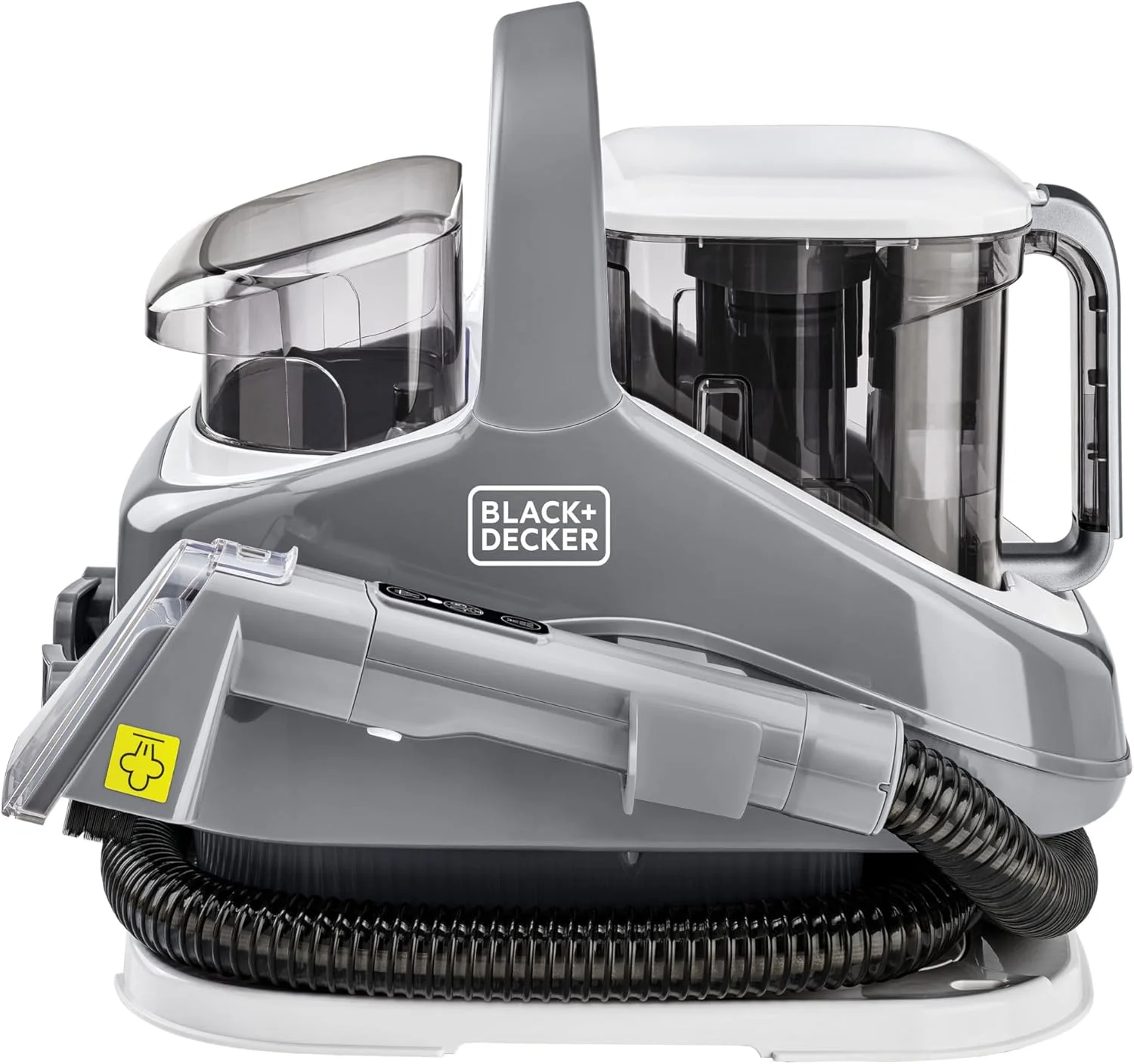 دستگاه تمیز کننده چند منظوره 3 در 1 بلک اند دکر | قدرت 1300 وات و مکش 12 کیلو پاسکال | تمیز کردن عمیق مبل، روکش و لکه ها | سیستم مخزن دوتایی | بخار داخلی با خاموش شدن خودکار | BHSC1350CHS-B5