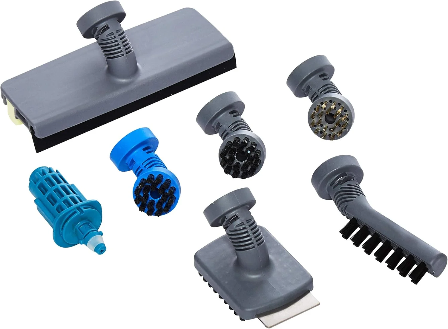 بخارشوی بلک اند دکر، 1300 وات، ظرفیت 350 میلی لیتر، بخار فوق گرم، پد میکروفیبر، گرم شدن در 30 ثانیه، 14 دقیقه زمان کارکرد، بدون مواد شیمیایی، ایمن برای تمام سطوح مهر و موم شده، سازگار با محیط زیست، سفید/آبی - FSMH13E10-B5