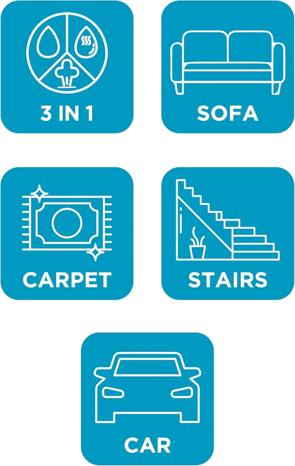 دستگاه تمیز کننده چند منظوره 3 در 1 بلک اند دکر | قدرت 1300 وات و مکش 12 کیلو پاسکال | تمیز کردن عمیق مبل، روکش و لکه ها | سیستم مخزن دوتایی | بخار داخلی با خاموش شدن خودکار | BHSC1350CHS-B5