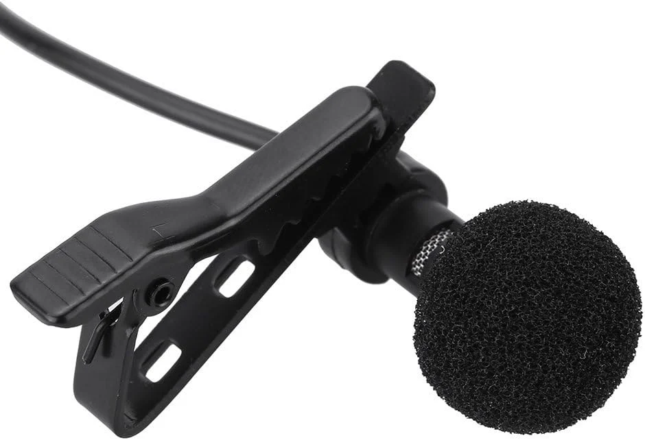 میکروفون مینی قابل حمل 1.5 متری کندانسور گیره ای یقه ای Lavalier سیمی Mikrofo/Microfon برای تلفن دوربین DSLR لپ تاپ میکروفون مینی قابل حمل 1.5 متری کندانسور گیره ای یقه ای Lavalier سیمی Mikrofo/Microfon برای تلفن دوربین DSLR لپ تاپ