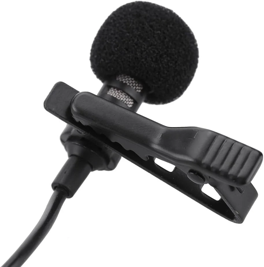 میکروفون مینی قابل حمل 1.5 متری کندانسور گیره ای یقه ای Lavalier سیمی Mikrofo/Microfon برای تلفن دوربین DSLR لپ تاپ میکروفون مینی قابل حمل 1.5 متری کندانسور گیره ای یقه ای Lavalier سیمی Mikrofo/Microfon برای تلفن دوربین DSLR لپ تاپ