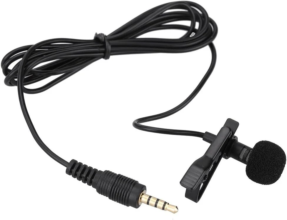 میکروفون مینی قابل حمل 1.5 متری کندانسور گیره ای یقه ای Lavalier سیمی Mikrofo/Microfon برای تلفن دوربین DSLR لپ تاپ میکروفون مینی قابل حمل 1.5 متری کندانسور گیره ای یقه ای Lavalier سیمی Mikrofo/Microfon برای تلفن دوربین DSLR لپ تاپ