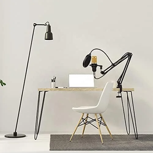 میکروفون کاندنسر DEVICE OF URBAN INFOTECH BM800 به همراه پایه میکروفون، لرزه گیر، پاپ فیلتر و فوم ضد باد برای استودیو ضبط آواز (نیاز به فانتوم پاور) میکروفون کاندنسر DEVICE OF URBAN INFOTECH BM800 به همراه پایه میکروفون، لرزه گیر، پاپ فیلتر و فوم ضد باد برای استودیو ضبط آواز (نیاز به فانتوم پاور)