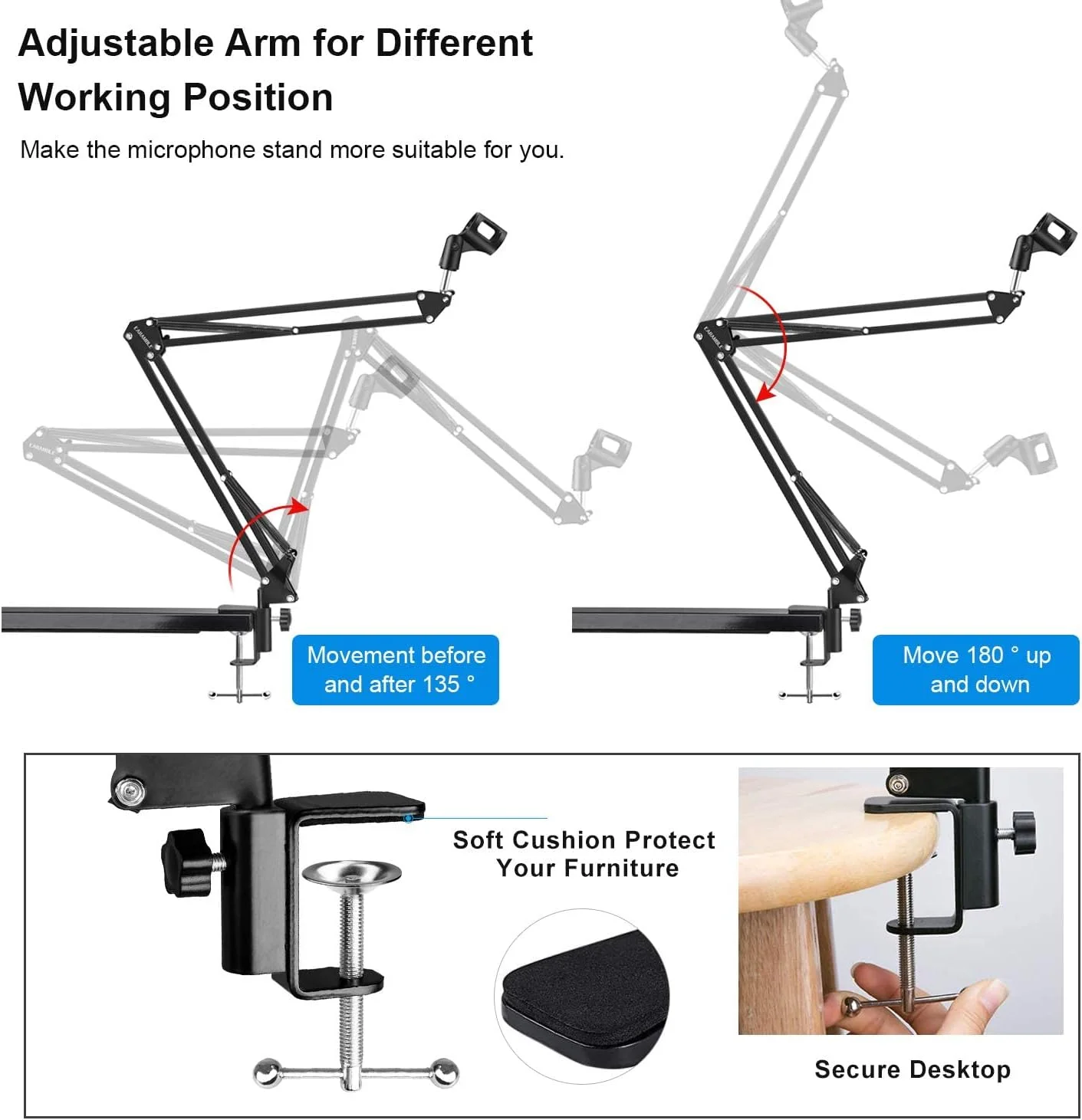 میکروفون کاندنسر DEVICE OF URBAN INFOTECH BM800 به همراه پایه میکروفون، لرزه گیر، پاپ فیلتر و فوم ضد باد برای استودیو ضبط آواز (نیاز به فانتوم پاور) میکروفون کاندنسر DEVICE OF URBAN INFOTECH BM800 به همراه پایه میکروفون، لرزه گیر، پاپ فیلتر و فوم ضد باد برای استودیو ضبط آواز (نیاز به فانتوم پاور)