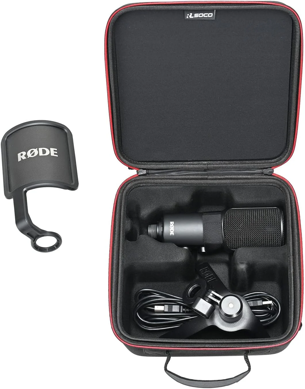 کیف RLSOCO برای میکروفون کاندنسر USB رود RØDE NT-USB/NT-USB+ - کاور محافظ برای میکروفون کاندنسر USB چند منظوره رود NT-USB کیف RLSOCO برای میکروفون کاندنسر USB رود RØDE NT-USB/NT-USB+ - کاور محافظ برای میکروفون کاندنسر USB چند منظوره رود NT-USB