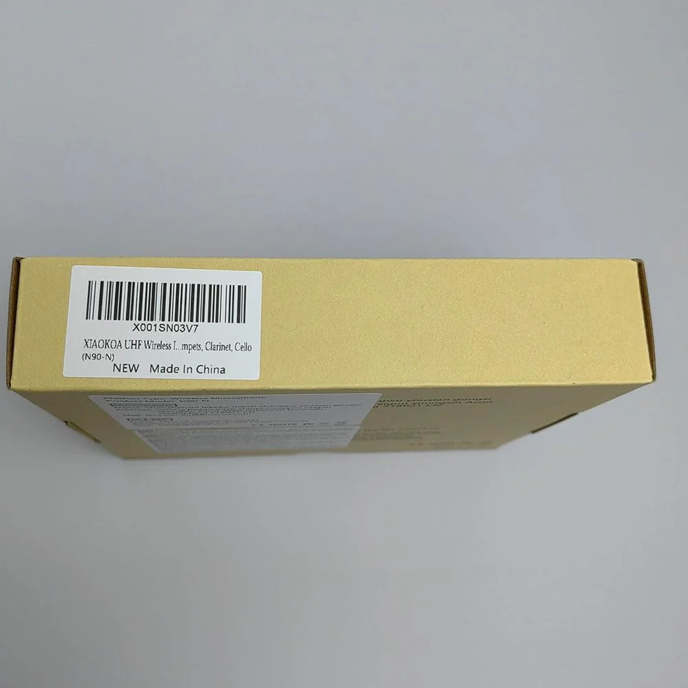 میکروفون بی سیم سازهای موسیقی XIAOKOA UHF، میکروفون ساکسیفون، گیرنده و فرستنده بی سیم، برد 50 متر، اتصال آسان، مناسب برای ترومپت، کلارینت، ویولن سل میکروفون بی سیم سازهای موسیقی XIAOKOA UHF، میکروفون ساکسیفون، گیرنده و فرستنده بی سیم، برد 50 متر، اتصال آسان، مناسب برای ترومپت، کلارینت، ویولن سل