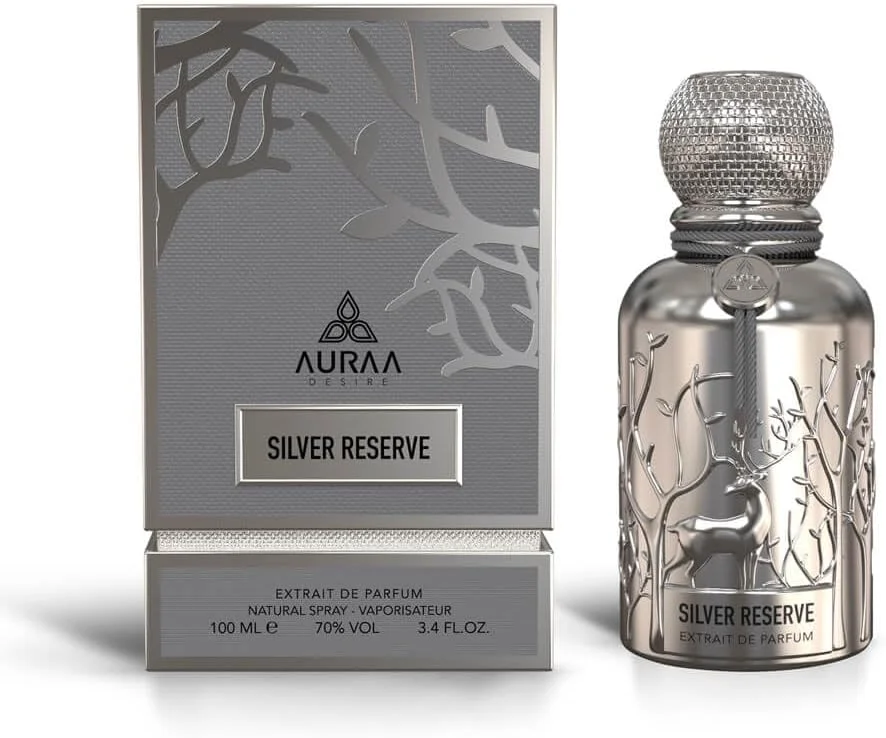 عطر زنانه و مردانه Auraa Desire Silver Reserve Extrait De Parfum (۱۰۰ میلی لیتر)