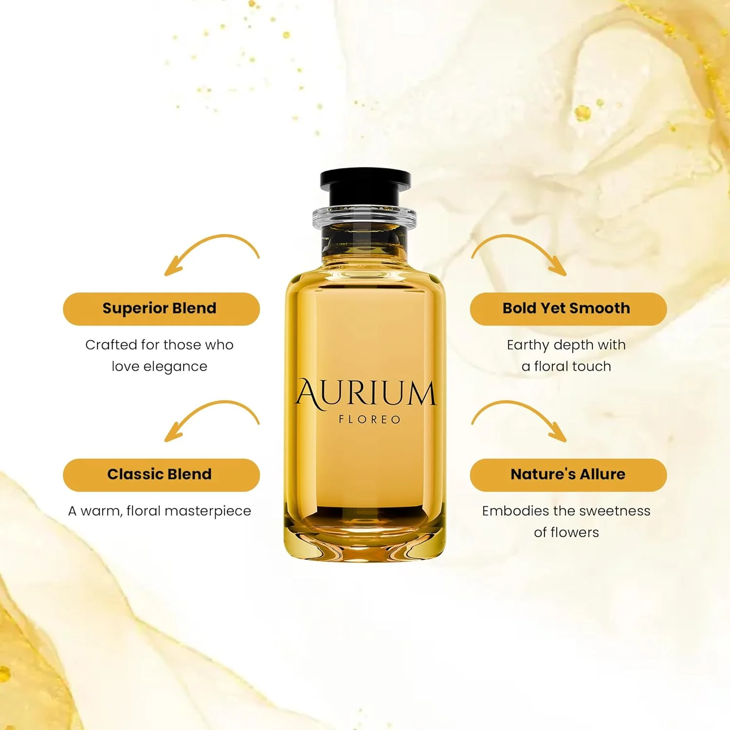 AURIUM Floreo - عطر زنانه ۱۰۰ میلی لیتر، عطر زنانه ماندگار و با کیفیت عالی