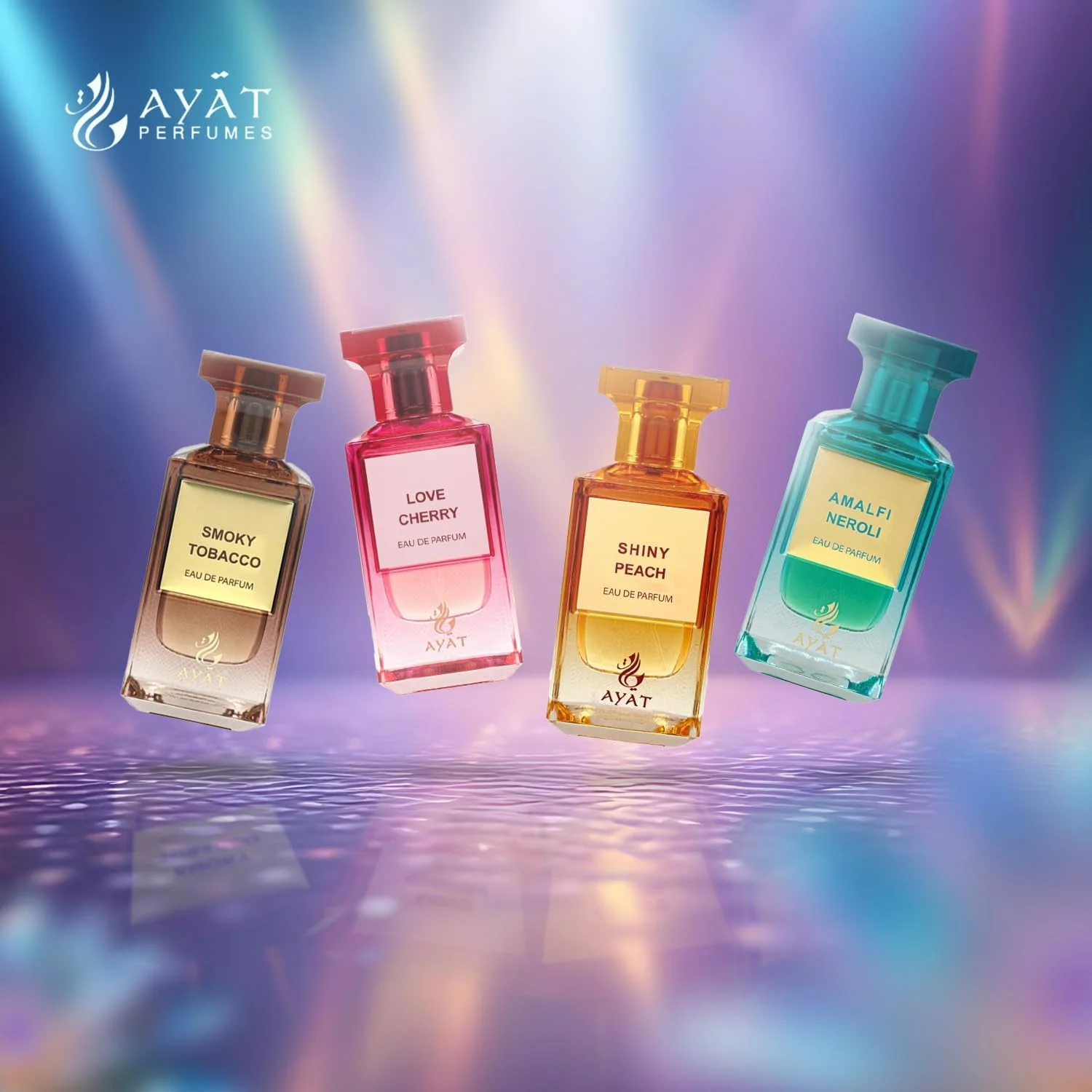 عطر ادو پرفیوم Shiny Peach از AYAT PERFUMES – سری Fancy | عطر 80 میلی لیتری униsex – رایحه میوه ای، ادویه ای و چوبی – عطری درخشان و لوکس برای مردان و زنان