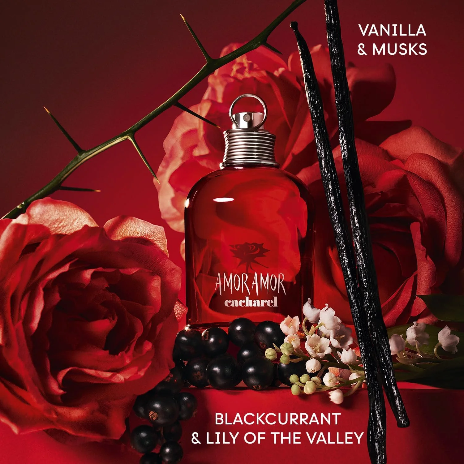 ادکلن زنانه کاشارل Amor Amor، اسپری ادو تویلت 50 میلی لیتر، چند رنگ