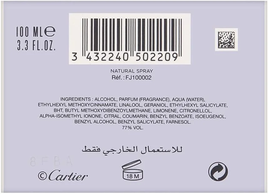 عطر زنانه کارتیه Carat ادو پرفیوم 100 میلی لیتر/3.3 اونس عطر زنانه کارتیه Carat ادو پرفیوم 100 میلی لیتر/3.3 اونس
