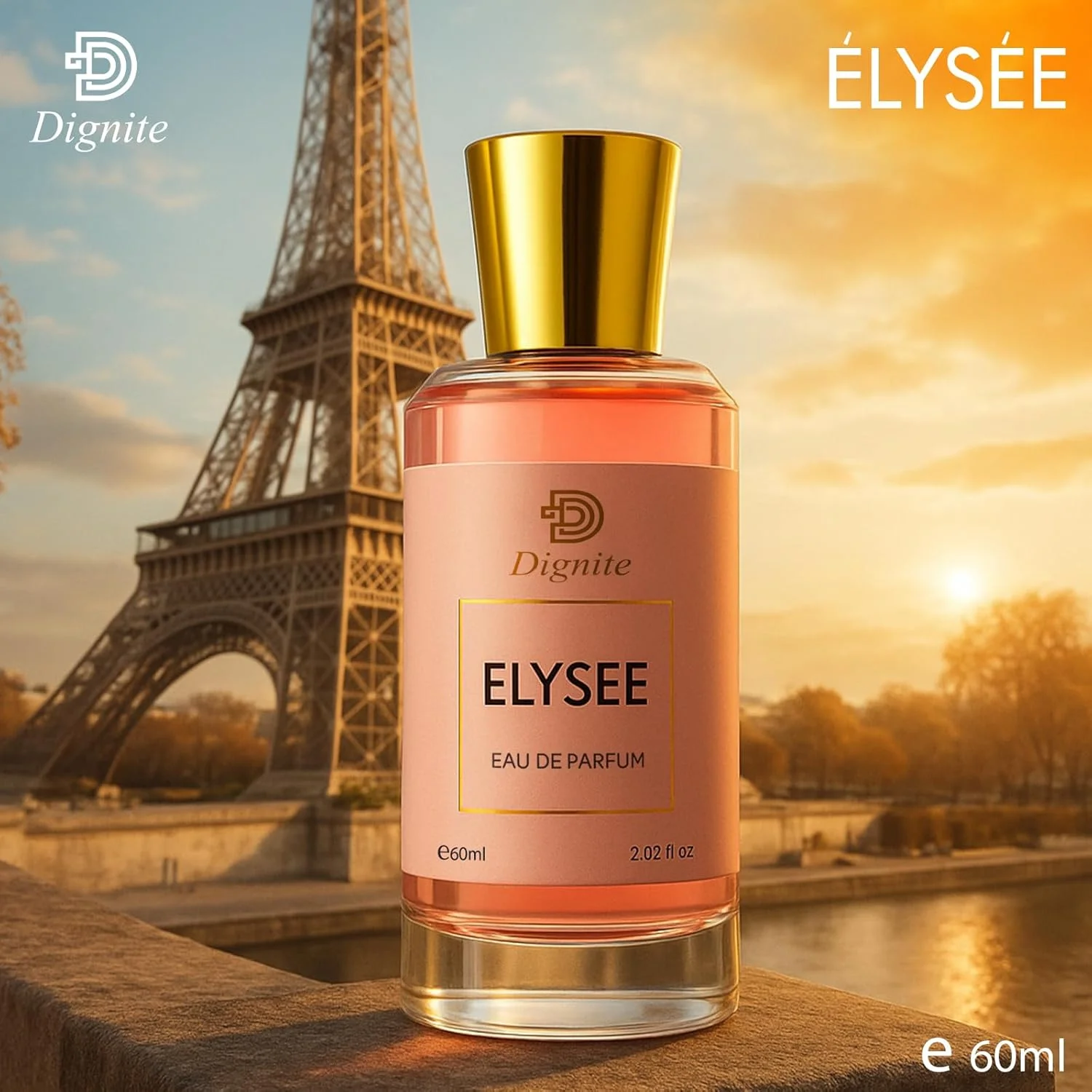 عطر زنانه دیگنیته الیزه 60 میلی لیتر - ادو پرفیوم