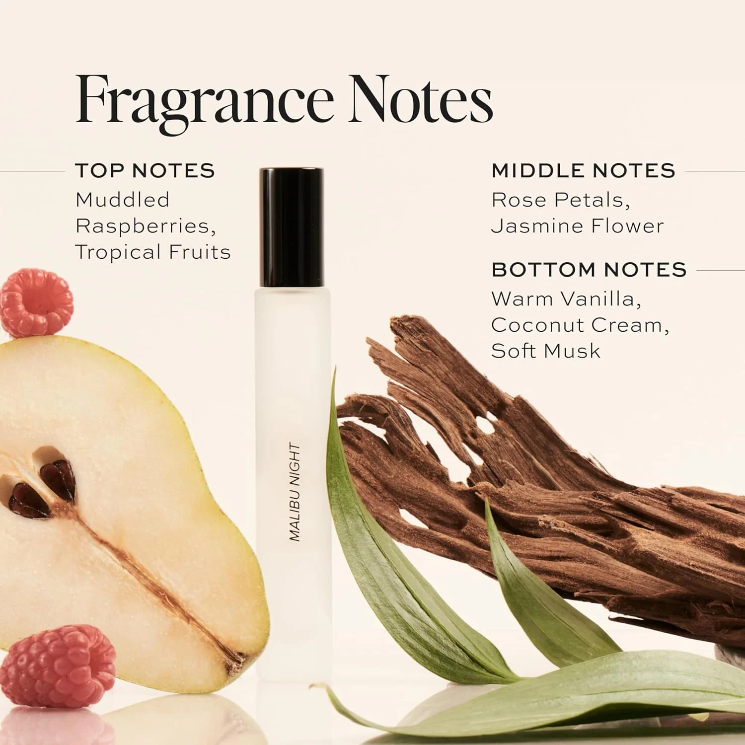 عطر دایم بیوتی مالیبو نایت، 10 میلی لیتر - رایحه مشک سبک و گلی، ضد حساسیت، عطر پاک، ادو تویلت زنانه